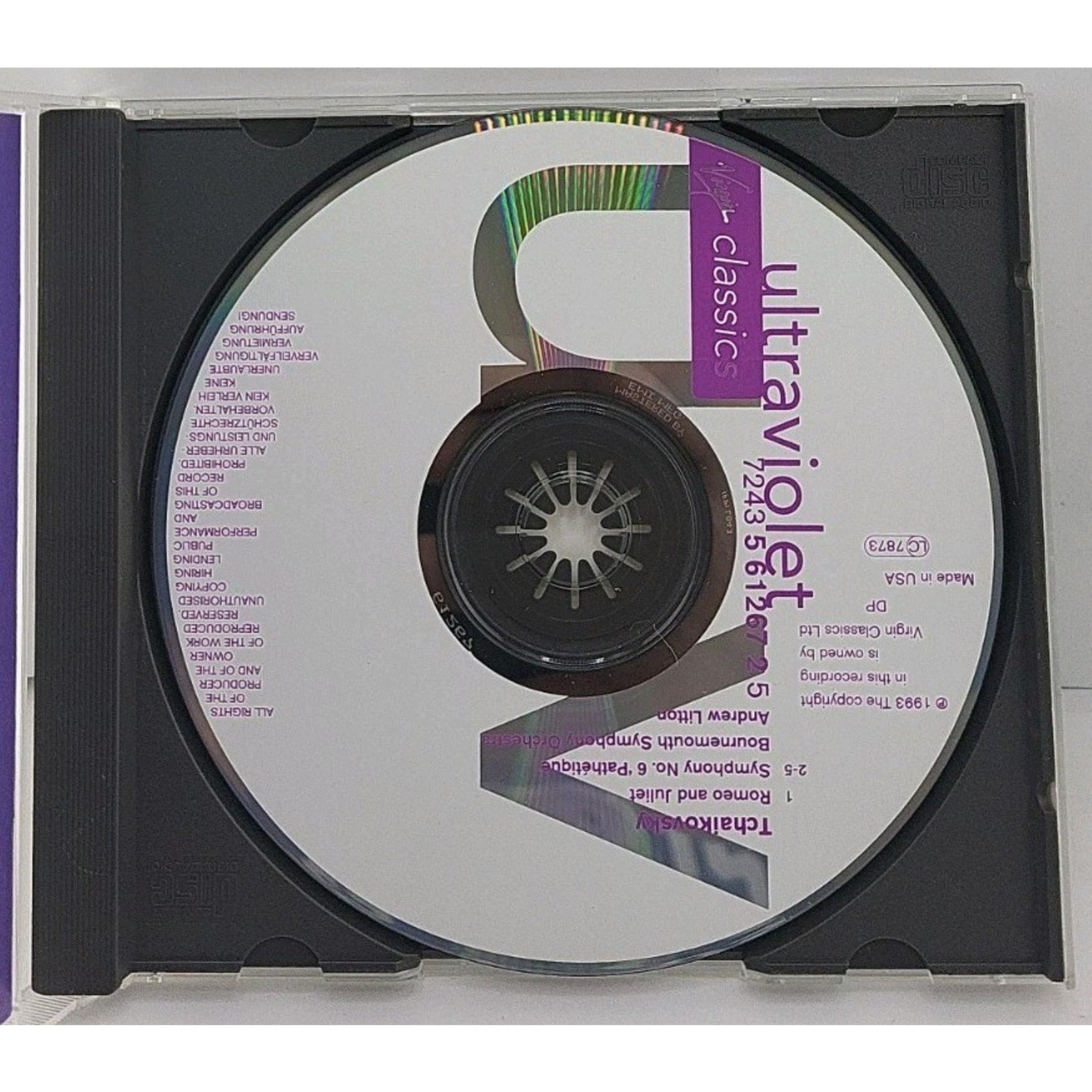 Symphony 6/Romeo & Juliet by P.I. Tchaikovsky (CD, 1995)