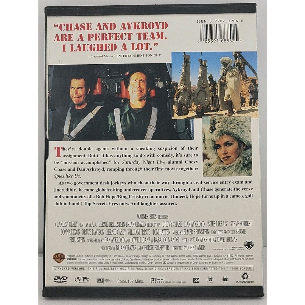 Spies like Us (DVD, 1985)