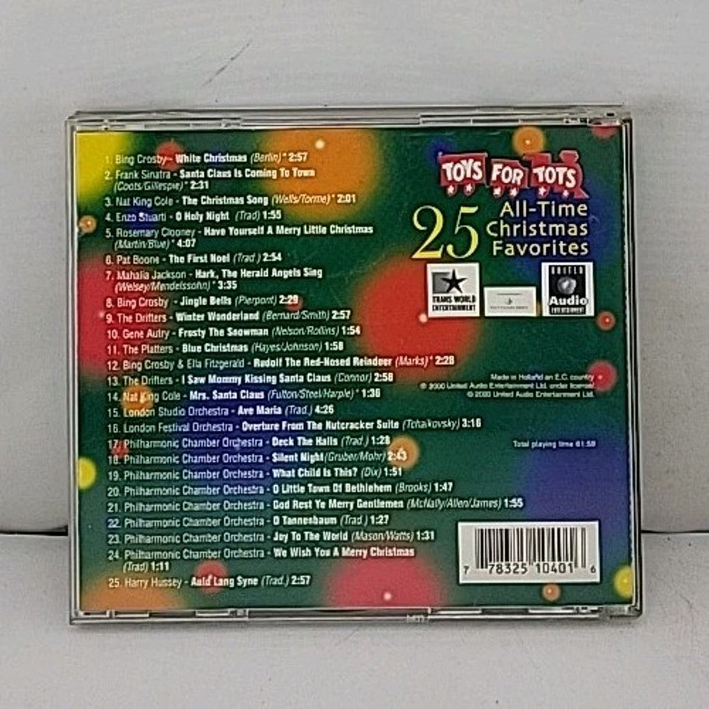 25 All-Time Christmas Favorites CD Toys For Tots