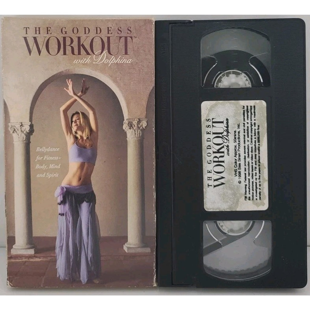 The Goddess Workout with Dolphina, VHS Bellydance for Fitness Body Mind & Spirit