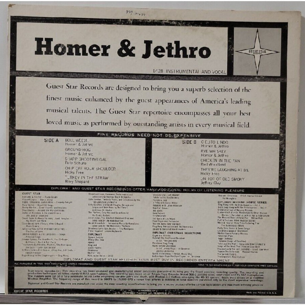 Homer & Jethro: “Don’t Be Confused” (Record)