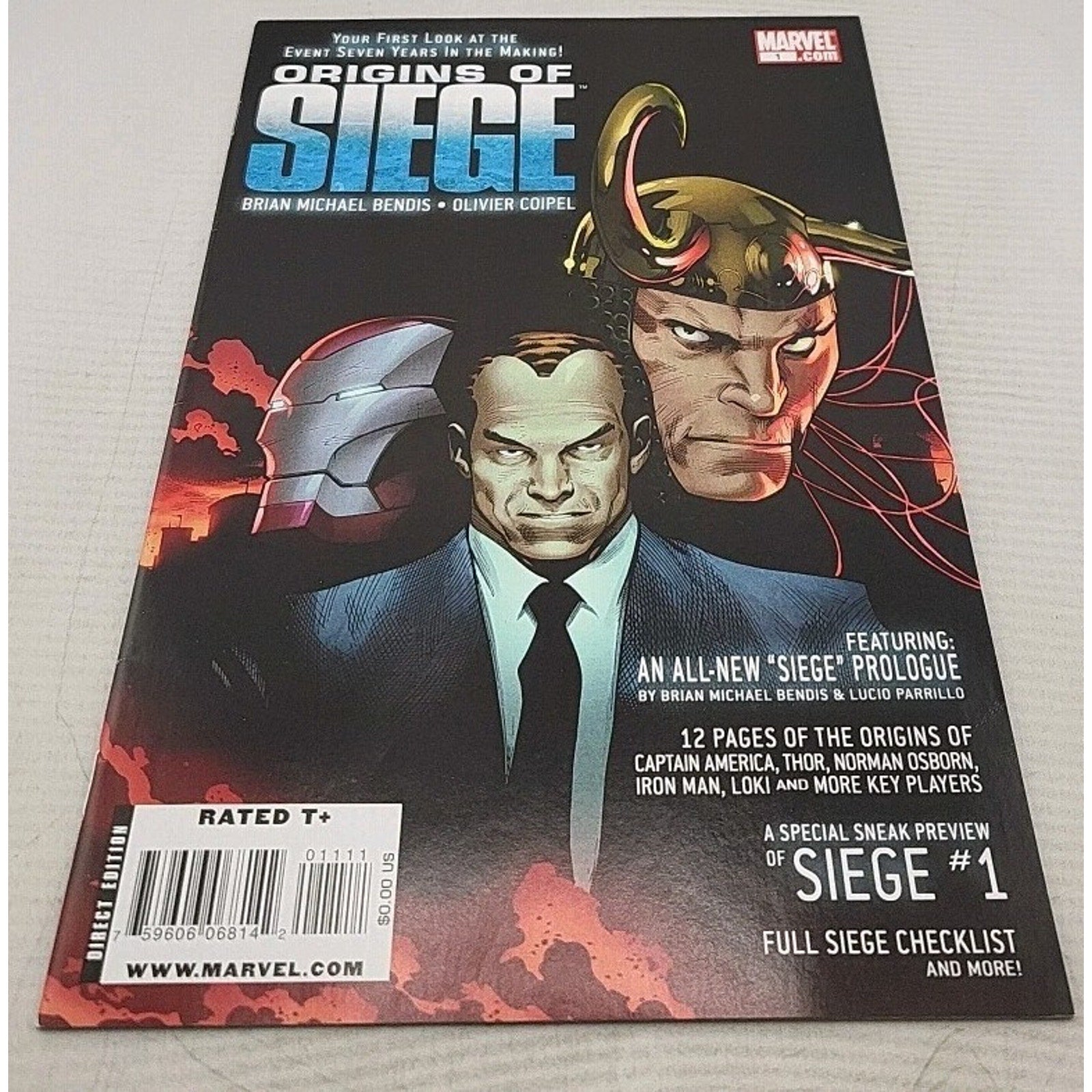 Origins of Siege #1 Comic Book - Bendis Siege #1 Preview