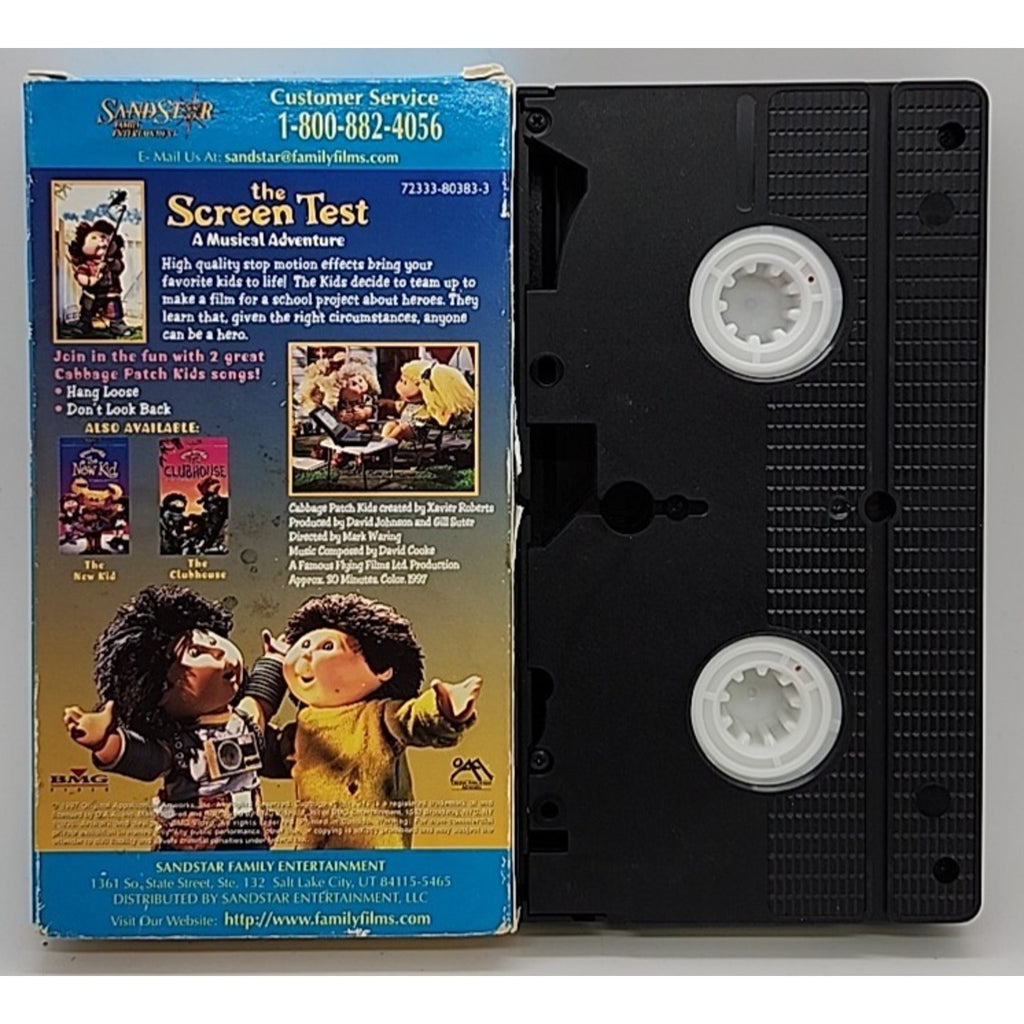 Cabbage Patch Kids - Vol. 2: The Screen Test (VHS, 1997)