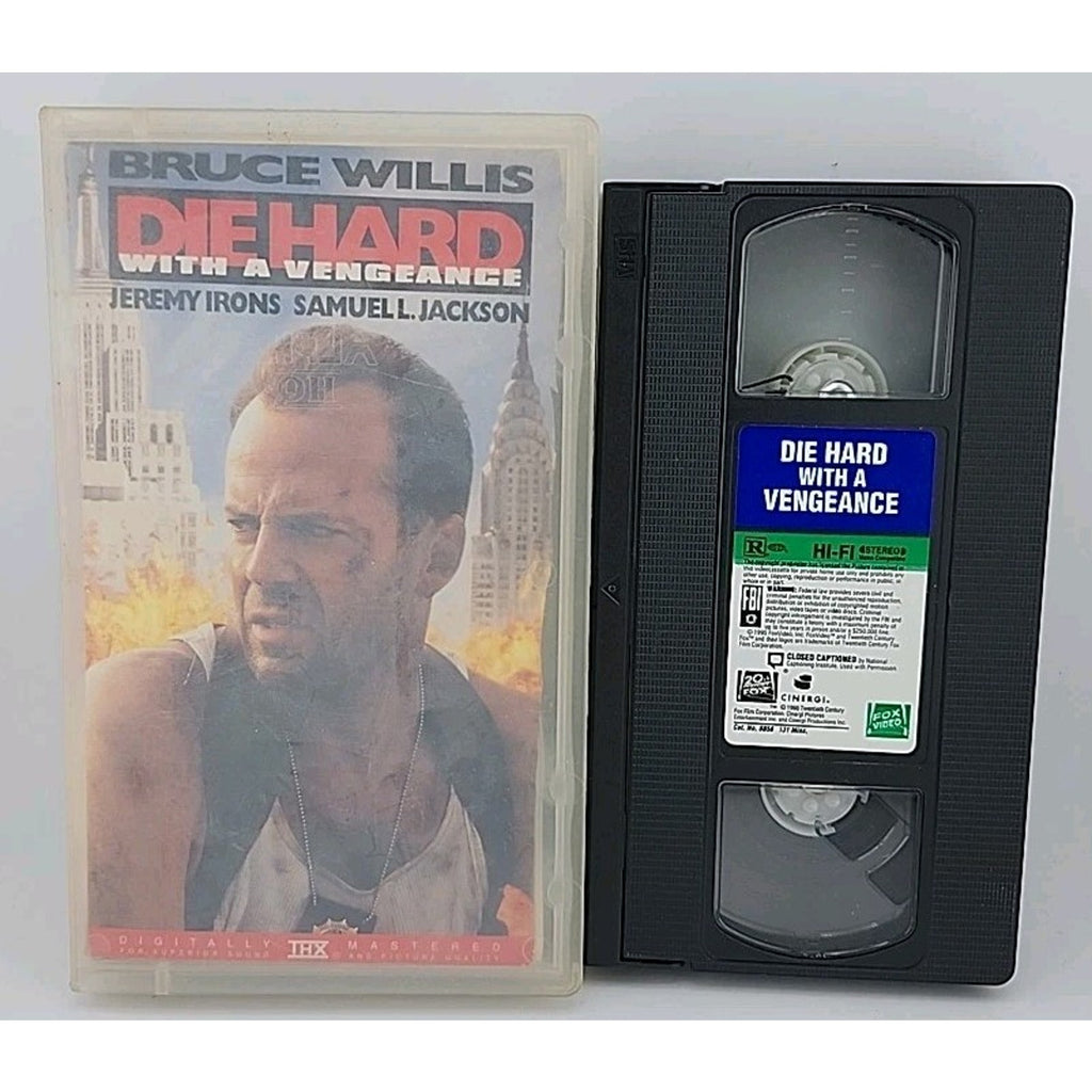 Die Hard 3: Die Hard With a Vengeance (VHS, 1995)