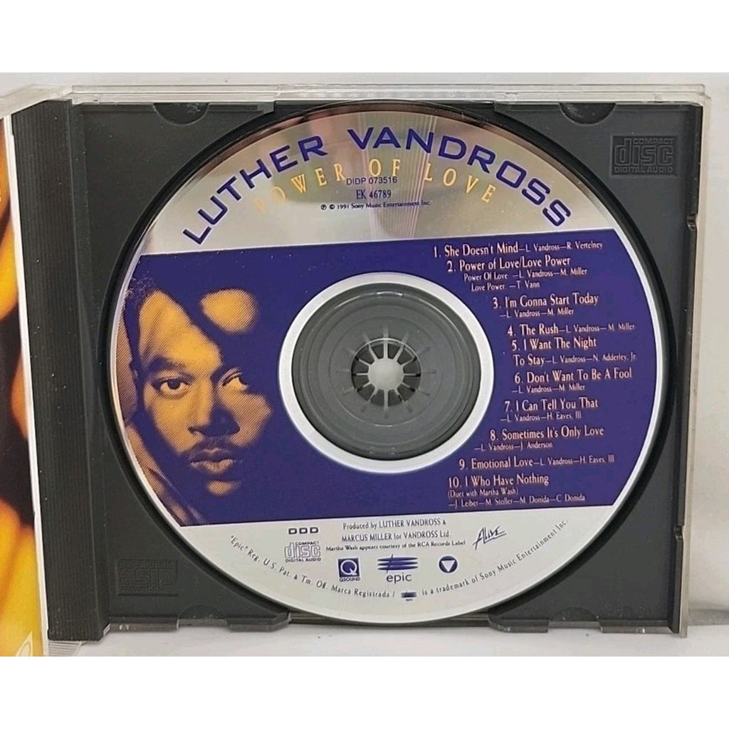 Power of Love [Remaster] by Luther Vandross (CD, Jul-2001, Epic)