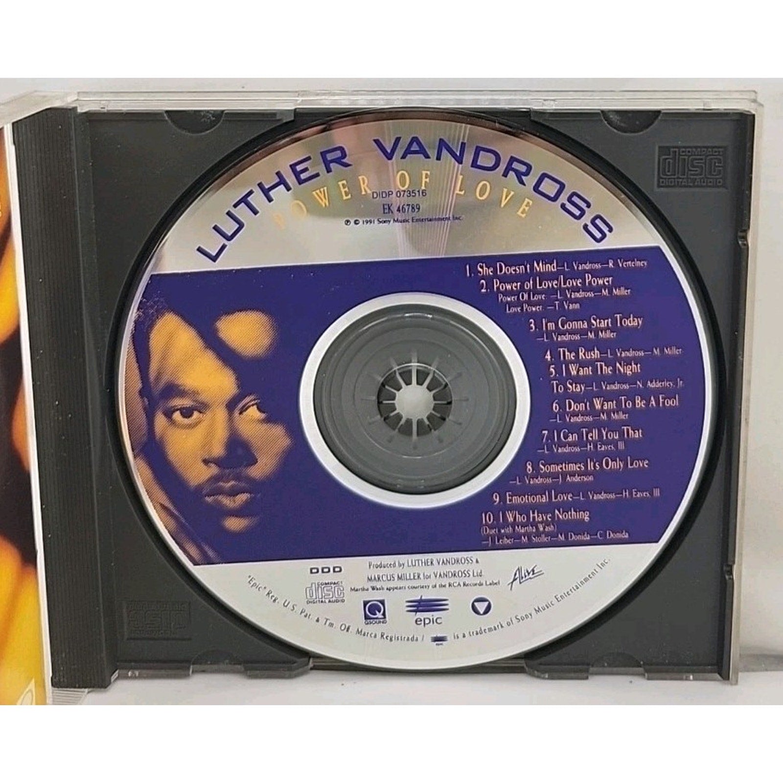 Power of Love [Remaster] by Luther Vandross (CD, Jul-2001, Epic)