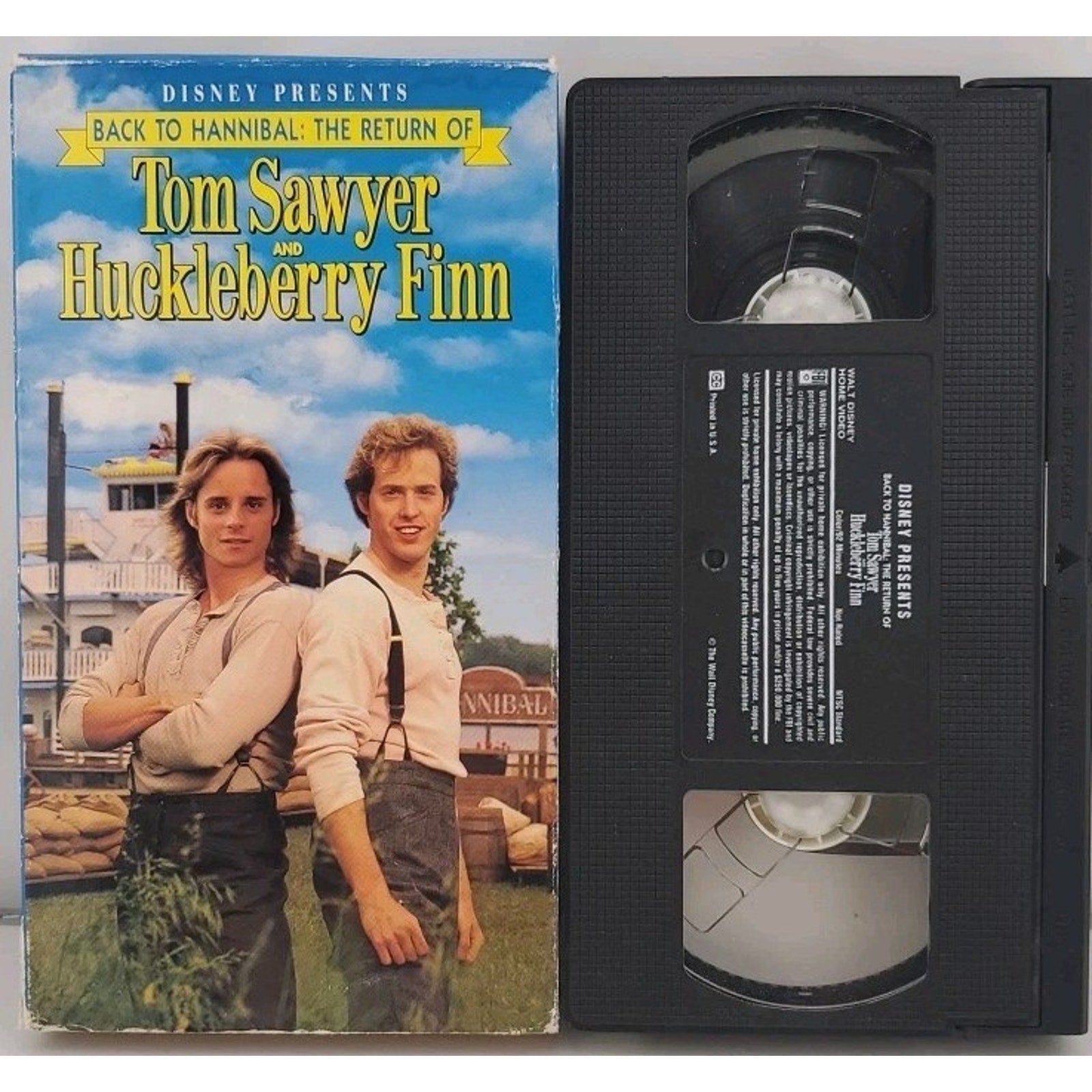 Back to Hannibal - the Return of Tom Sawyer and Huckleberry Finn (VHS, 1997)