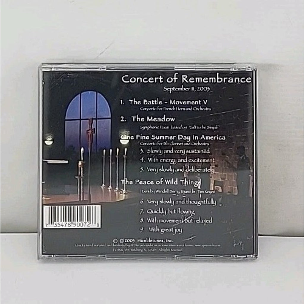 Concert Of Remembrance - September 11, 2003 CD
