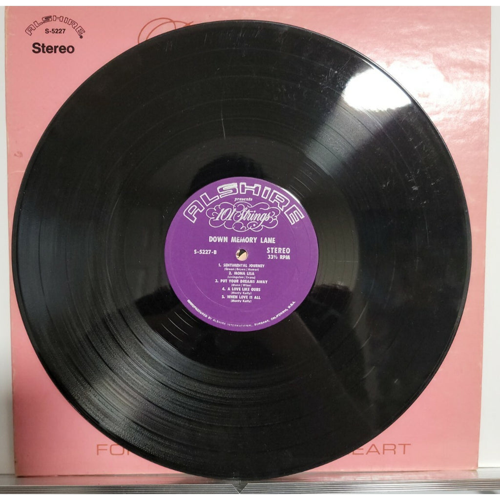 101 Strings – Down Memory Lane (For The Young At Heart) (Vinyl)