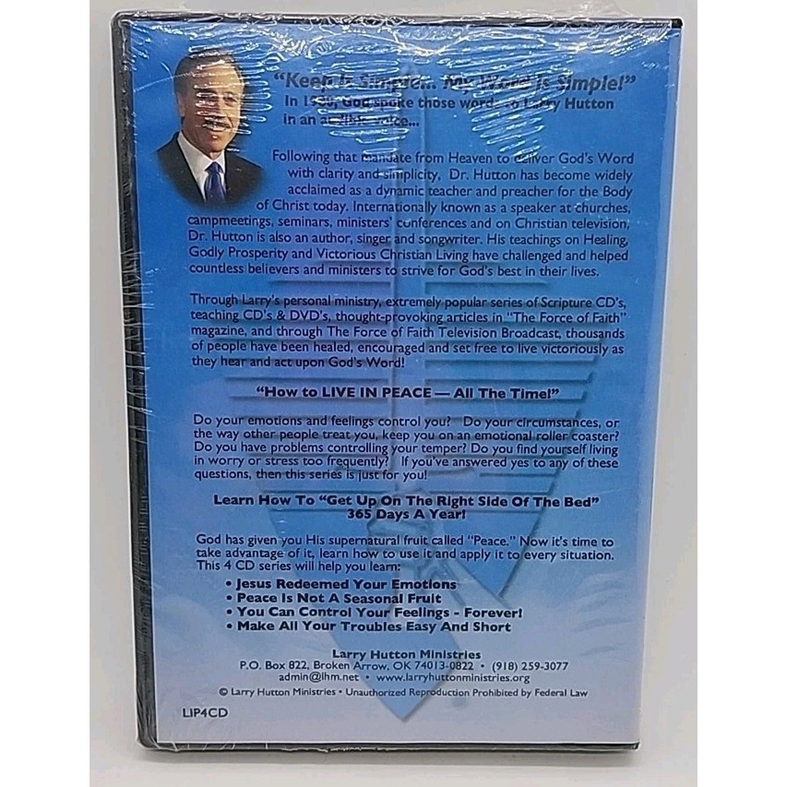 How To Live In Peace All The Time (DVD) *Brand New*