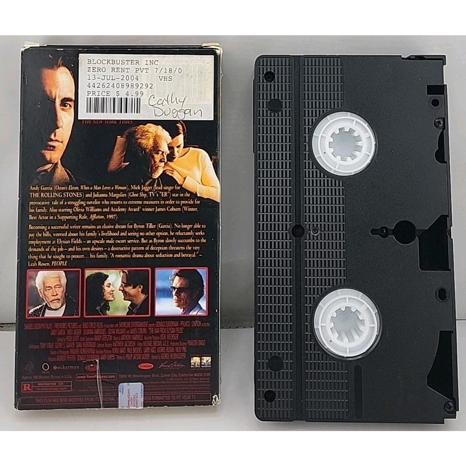The Man from Elysian Fields (VHS, 2003)
