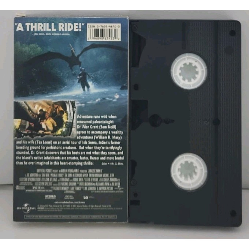 Jurassic Park III (VHS, 2001)