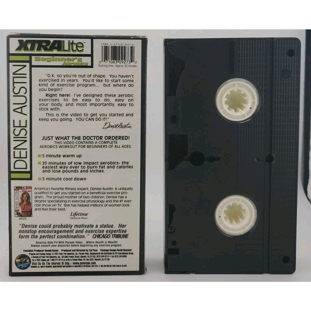 Denise Austin - XtraLite: Beginners Aerobics (VHS, 1997)