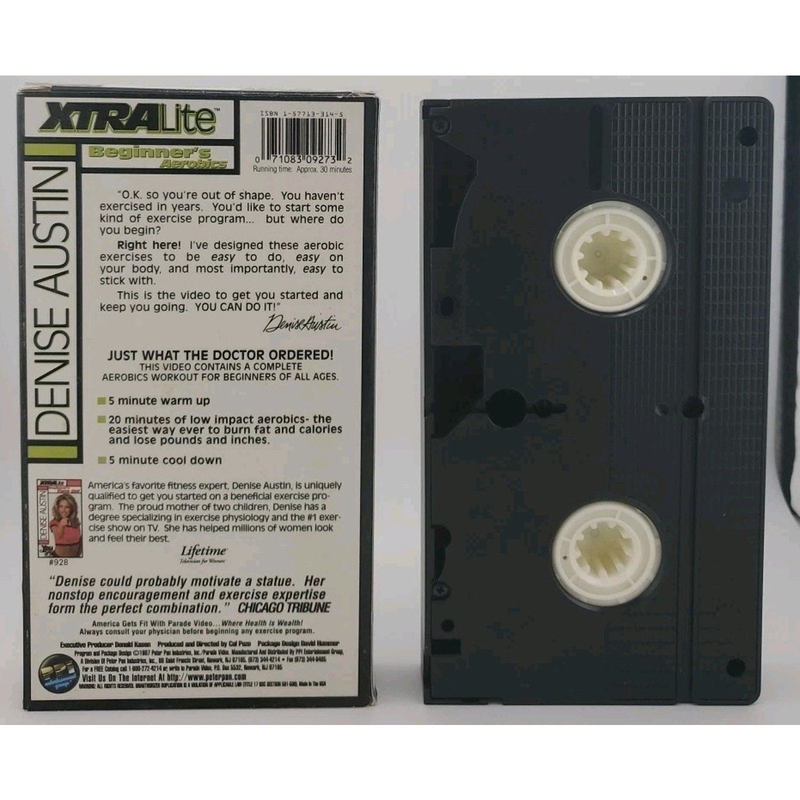 Denise Austin - XtraLite: Beginners Aerobics (VHS, 1997)