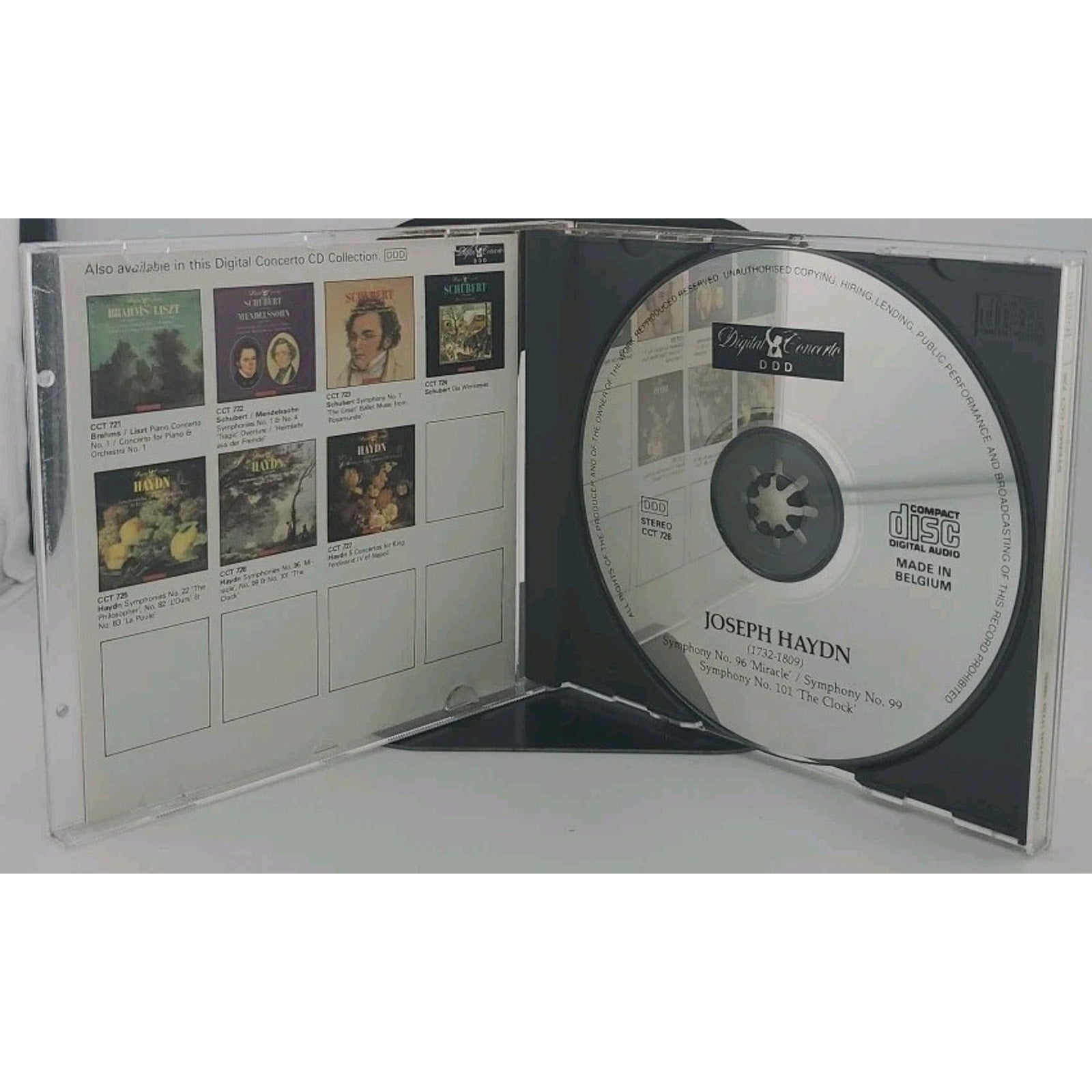 Joseph Haydn - Symphonies No. 96 'Miracle', No. 99 & No. 101 'The Clock' CD