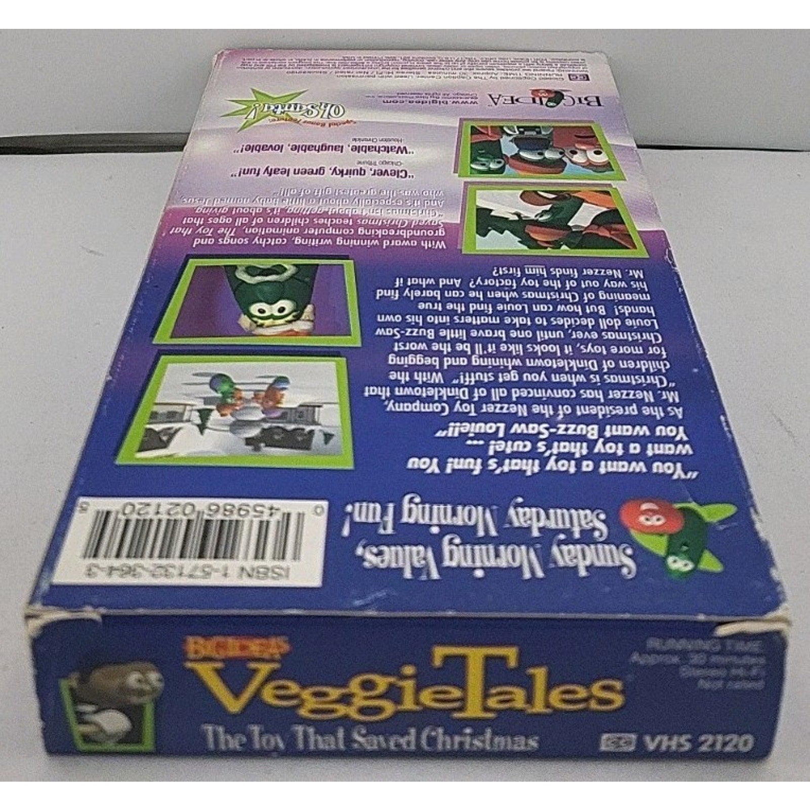 VeggieTales - The Toy That Saved Christmas (VHS, 1998)