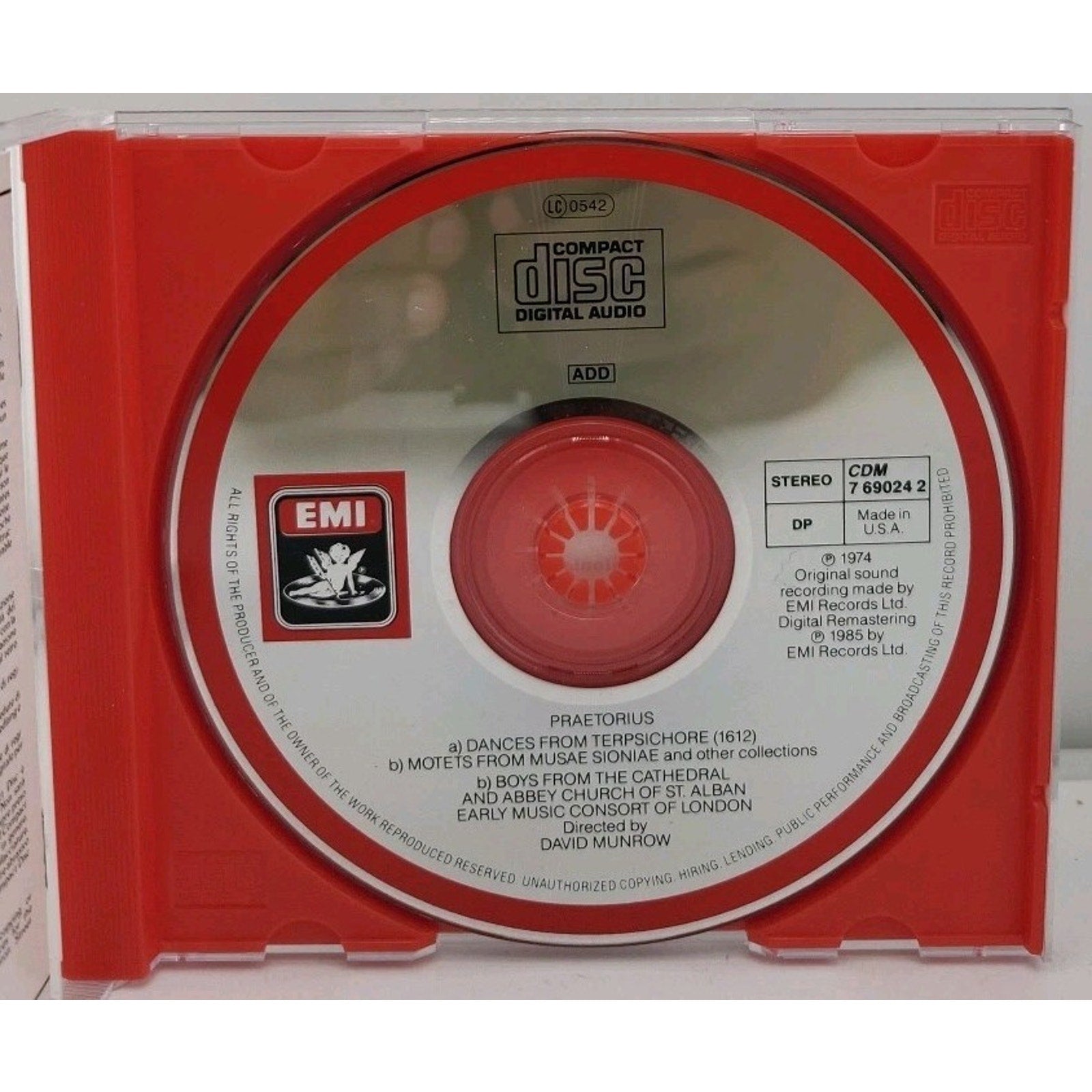 Praetorius: Musae Sionae, Danc by Praetorius: Musae Sionae, Danc (CD, 2009)