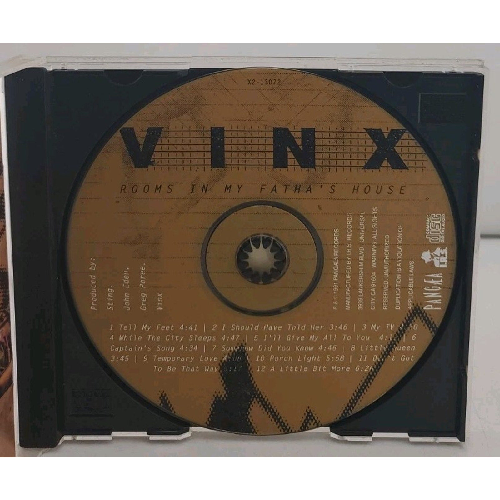 Rooms in My Fatha's House by Vinx CD 1991