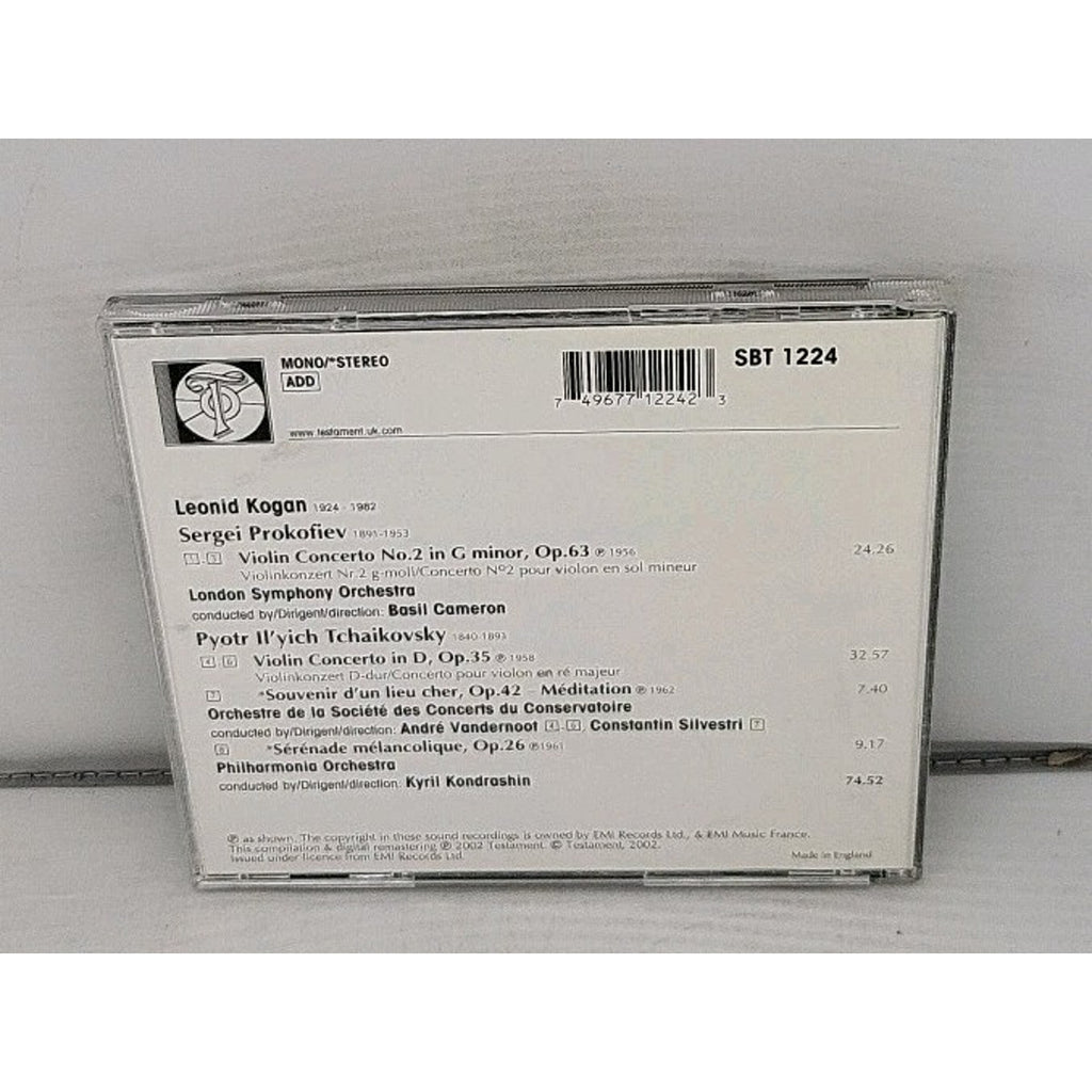Violin Concerto by Leonid Kogan (CD, 2002)