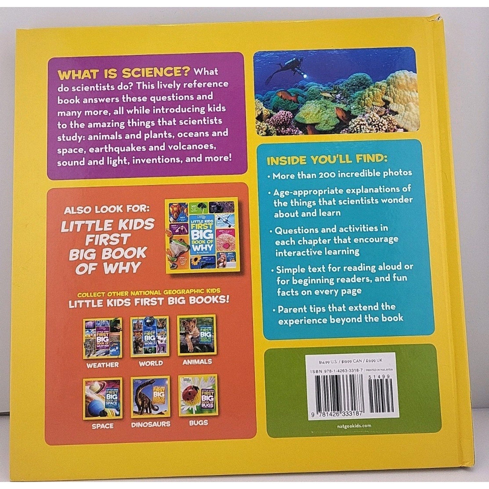 National Geographic Little Kids First Big Book of Science by Kathleen...