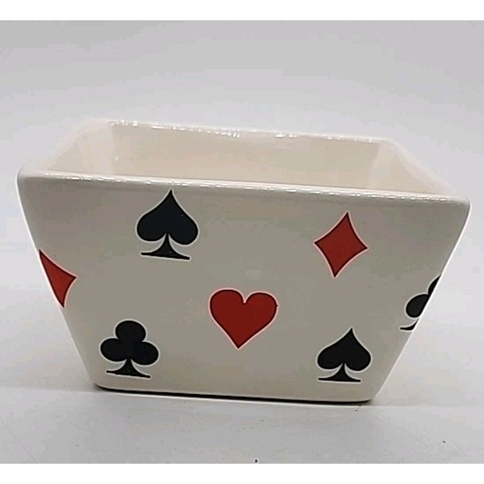 4 Piece Card Bowl Set WMG 06 Serving Bowls Las Vegas Gambler Style