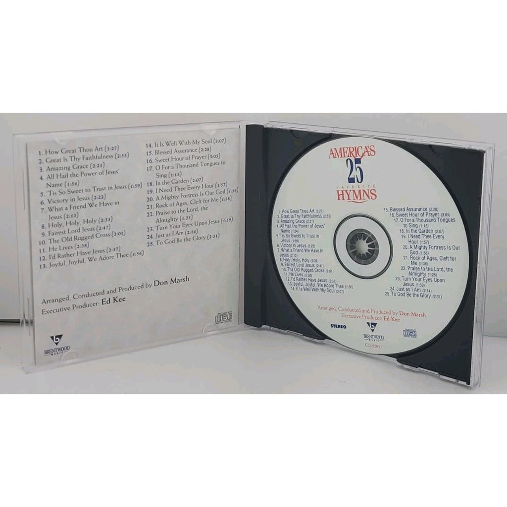 America's 25 Favorite Hymns CD Don Marsh Voices and Orchestra