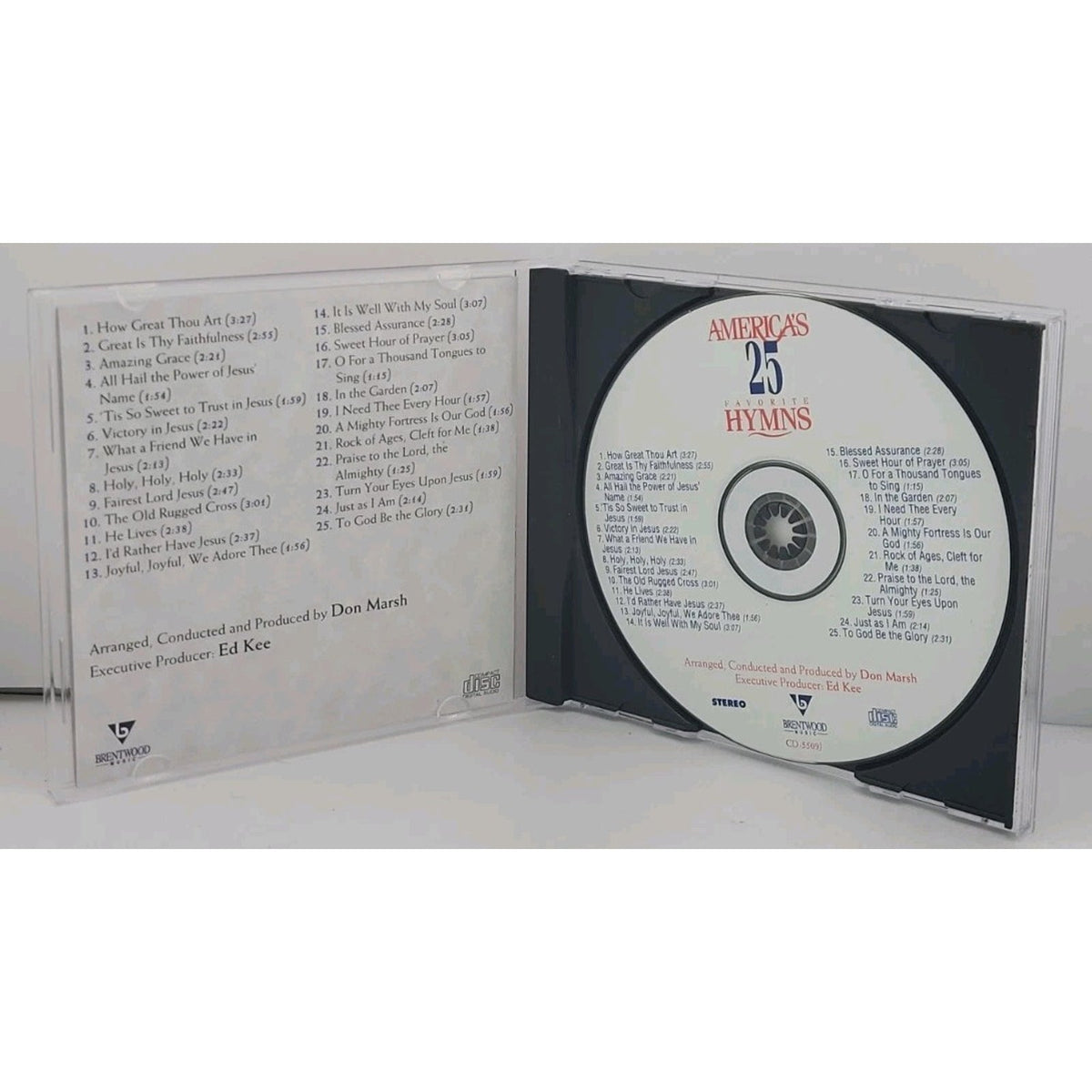 America's 25 Favorite Hymns CD Don Marsh Voices and Orchestra