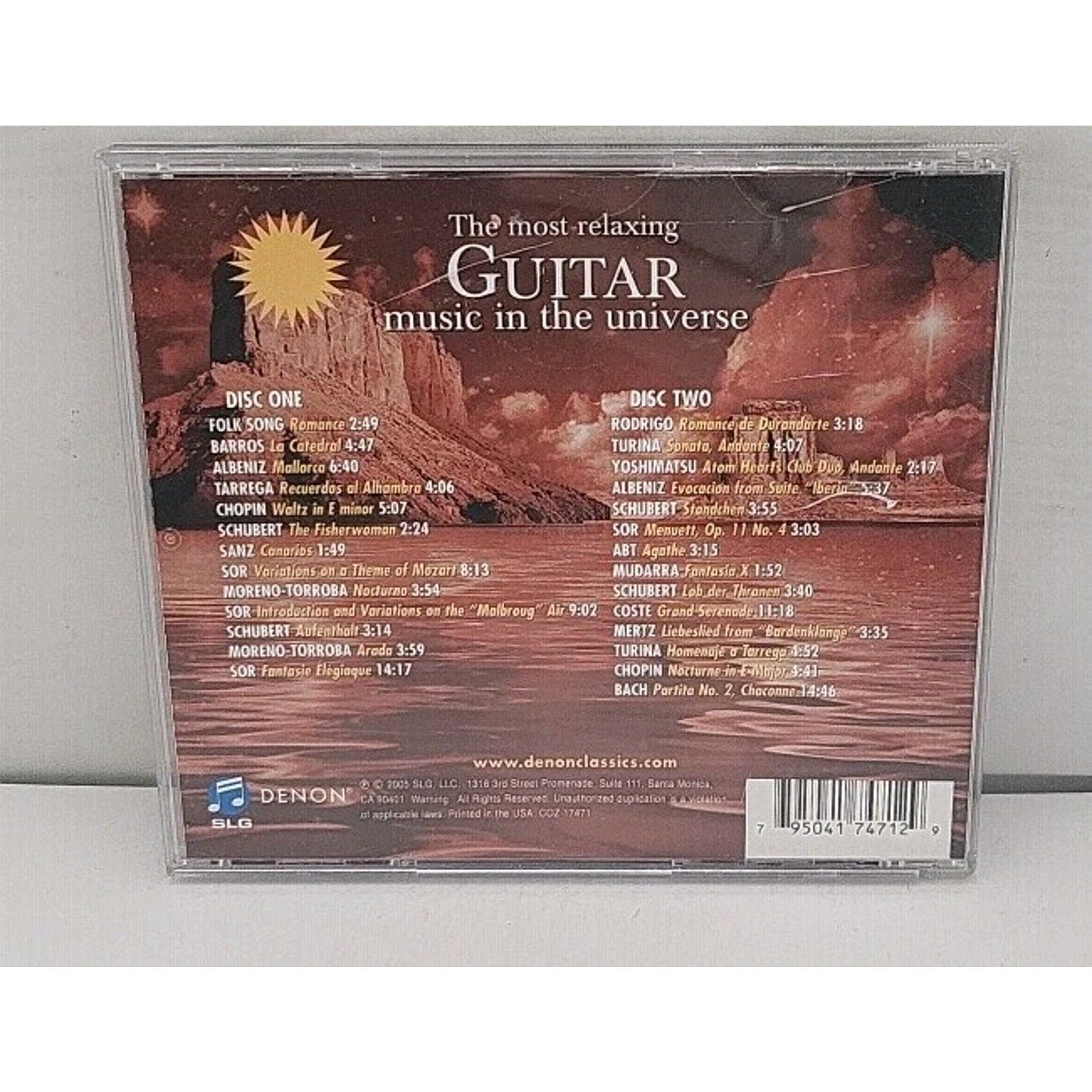 Most Relaxing Guitar Music in the Universe by Various (CD, 2005)