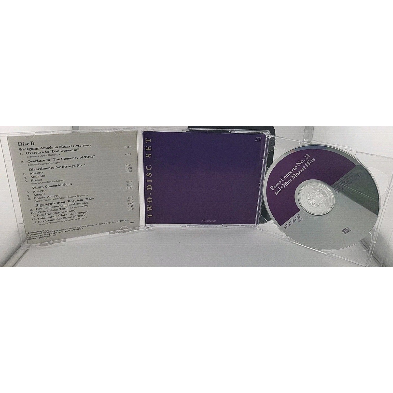 Piano Concerto No. 21 and Other Mozart Hits (2 Disc Set) - Various Orchestras