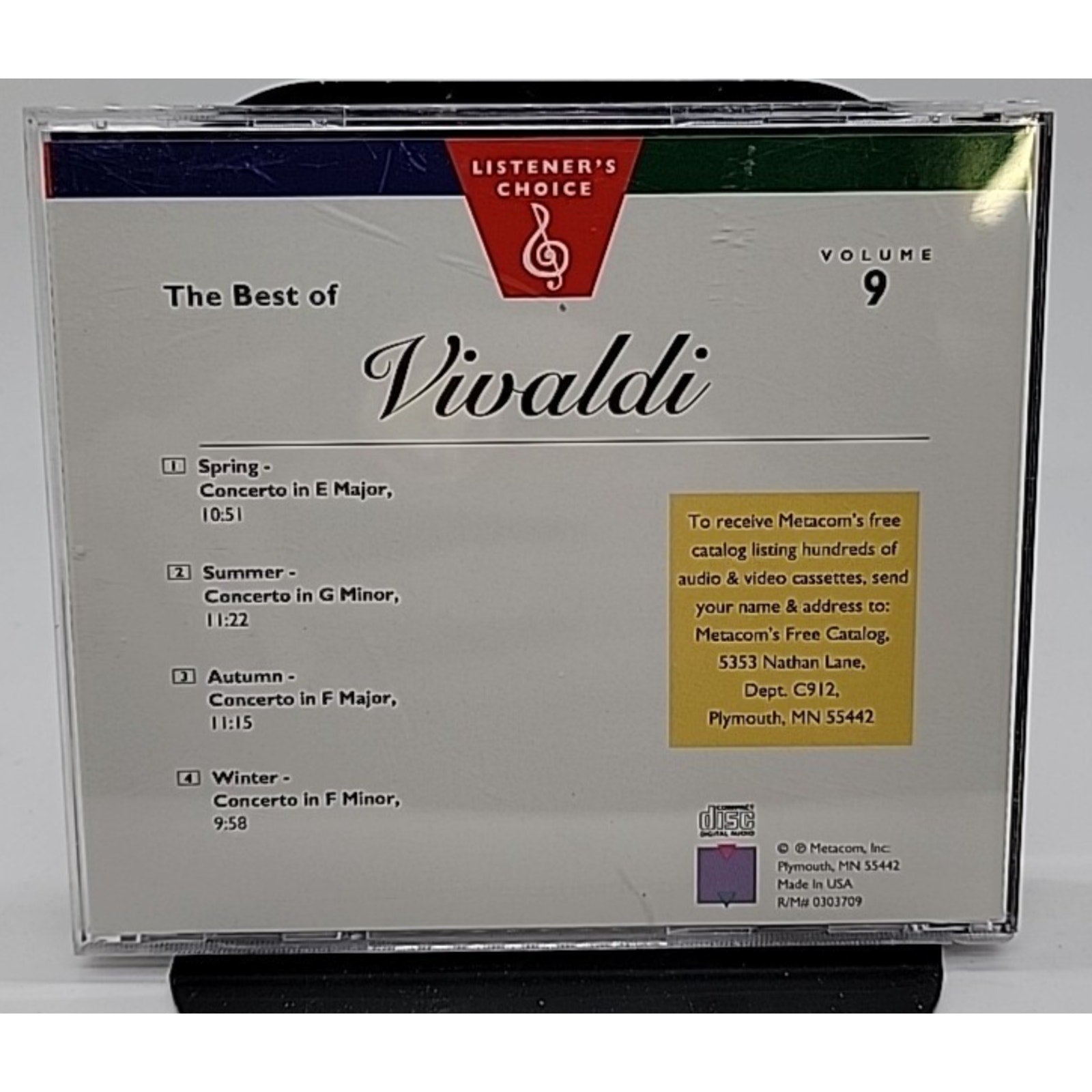 Listener’s Choice The Best Of Vivaldi CD Volume 9