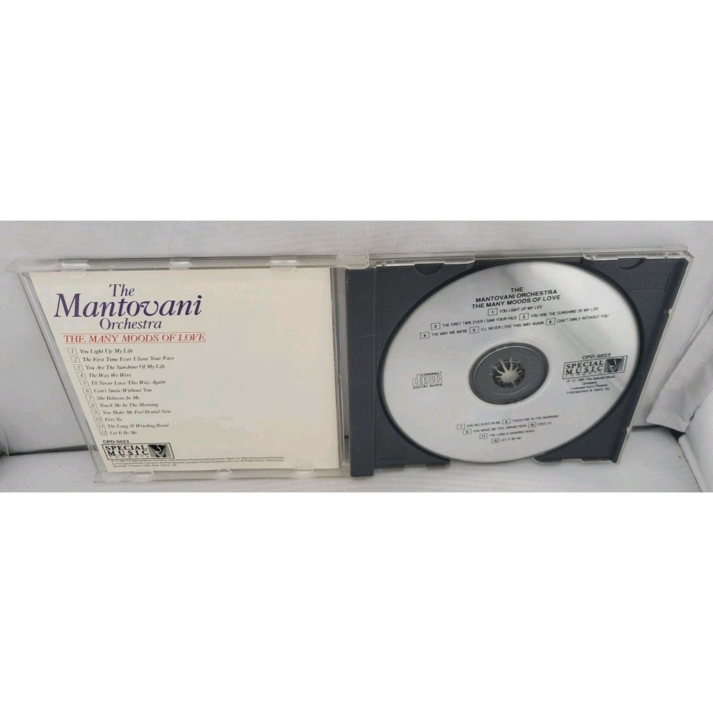The Many Moods of Love [Special Music] by Mantovani Orchestra (CD, 1991, Special