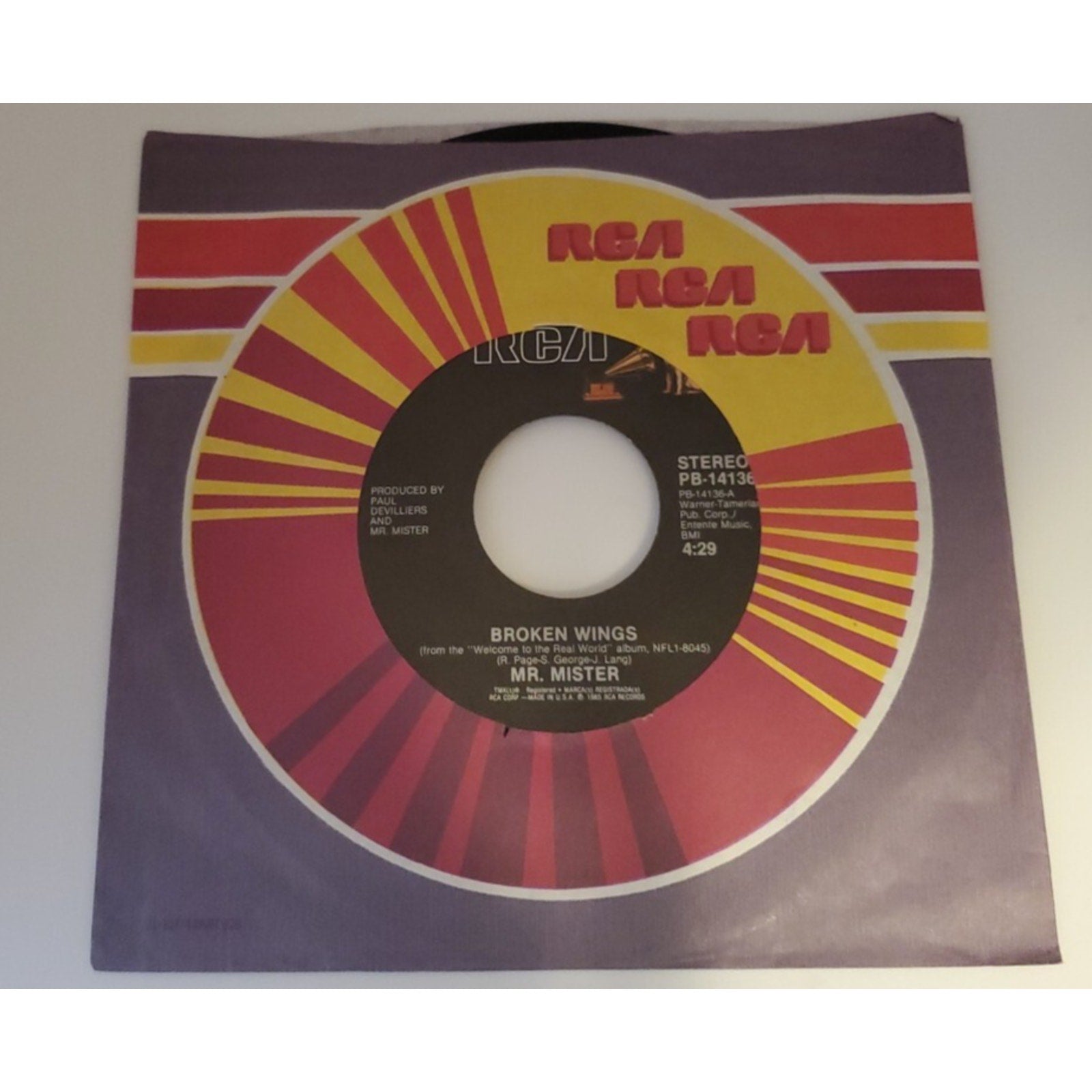 Mr Mister, "Broken Wings & Uniform of Youth" (Record)