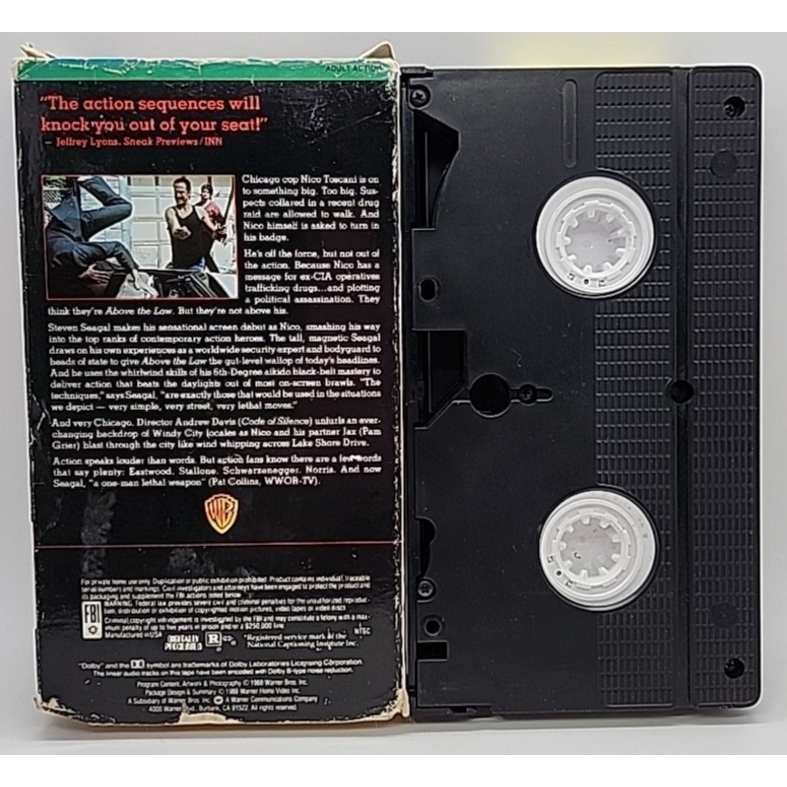 Above the Law (VHS, 1988)