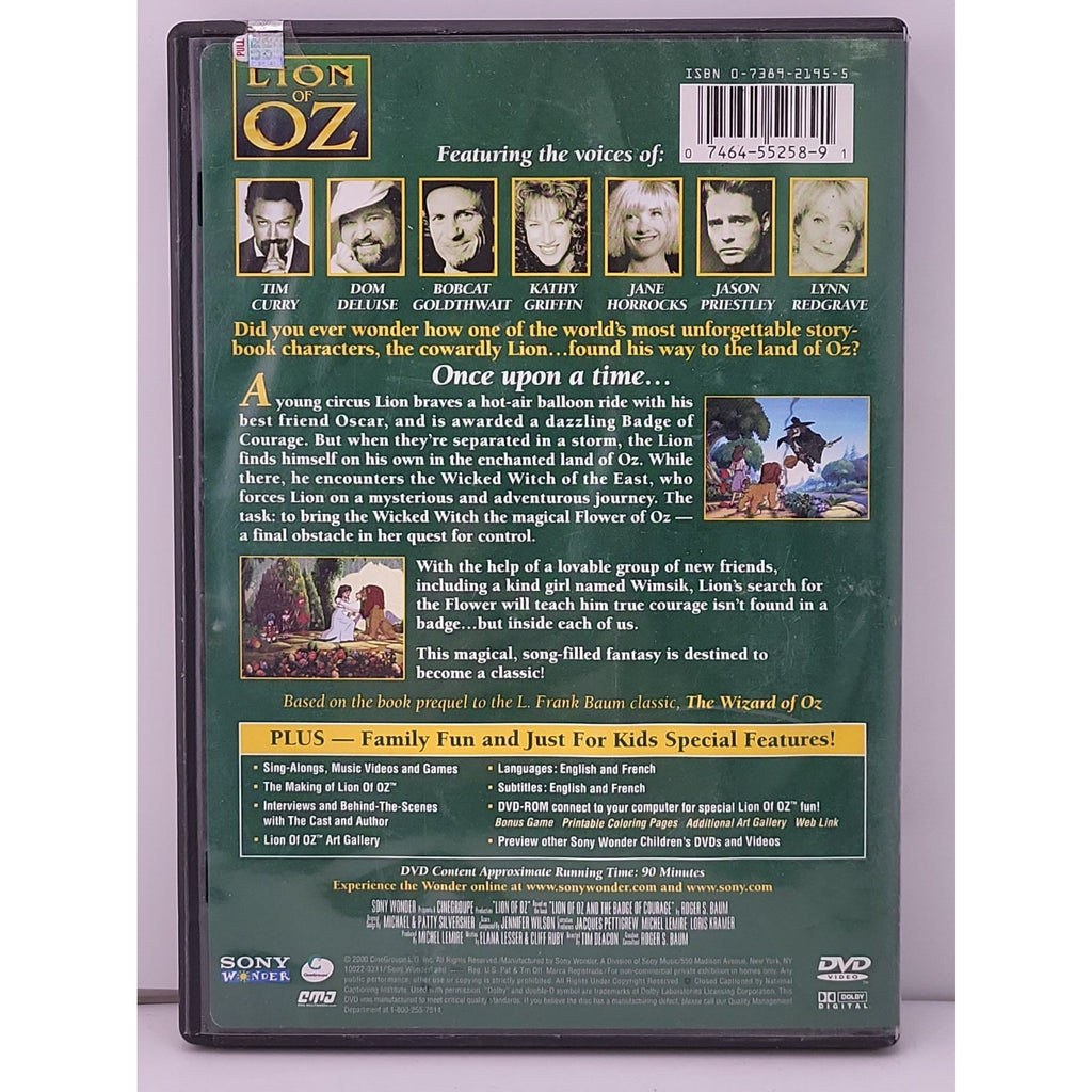 Lion of Oz (DVD, 2000)