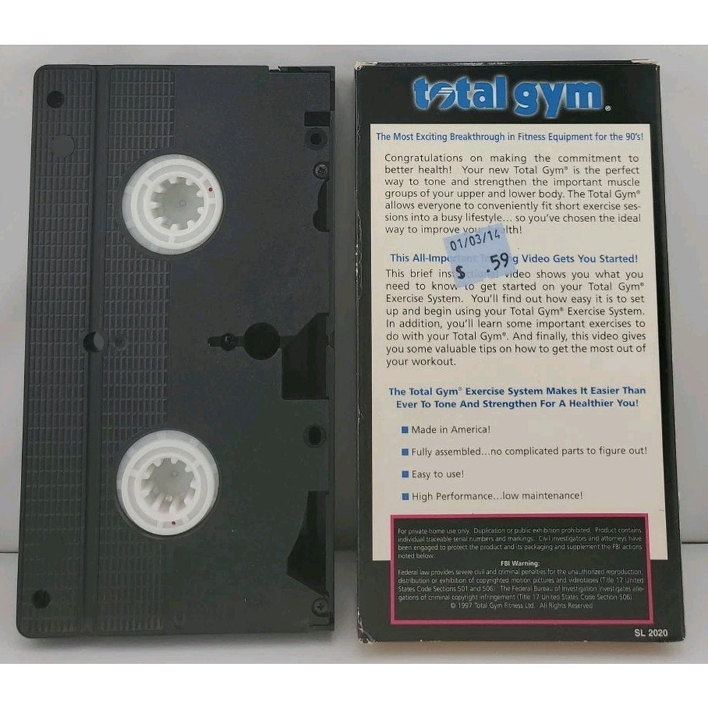 Total Gym VHS For the Body You've Always Wanted (VHS)