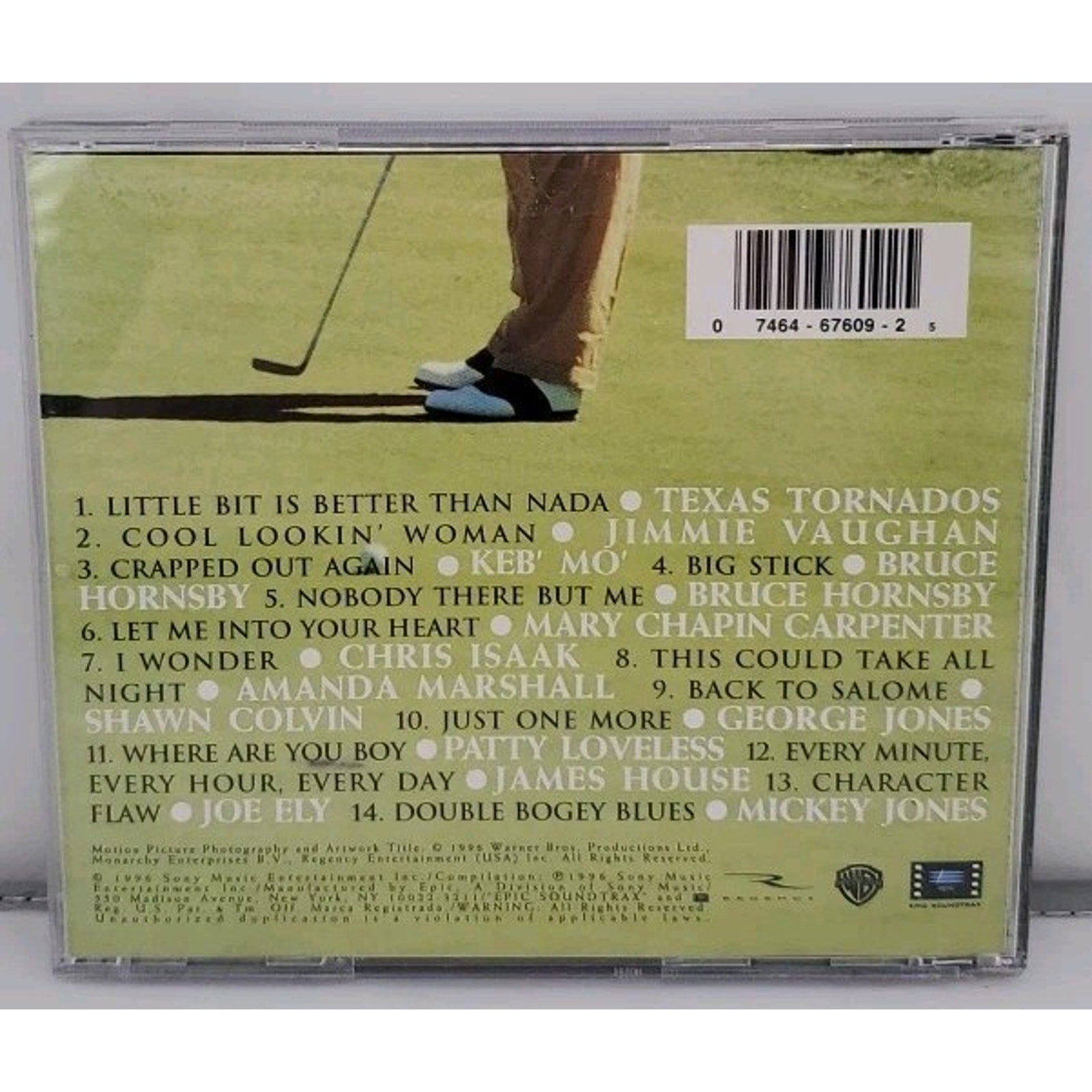 Soundtrack by Tin Cup / O.S.T. (CD, 1996)