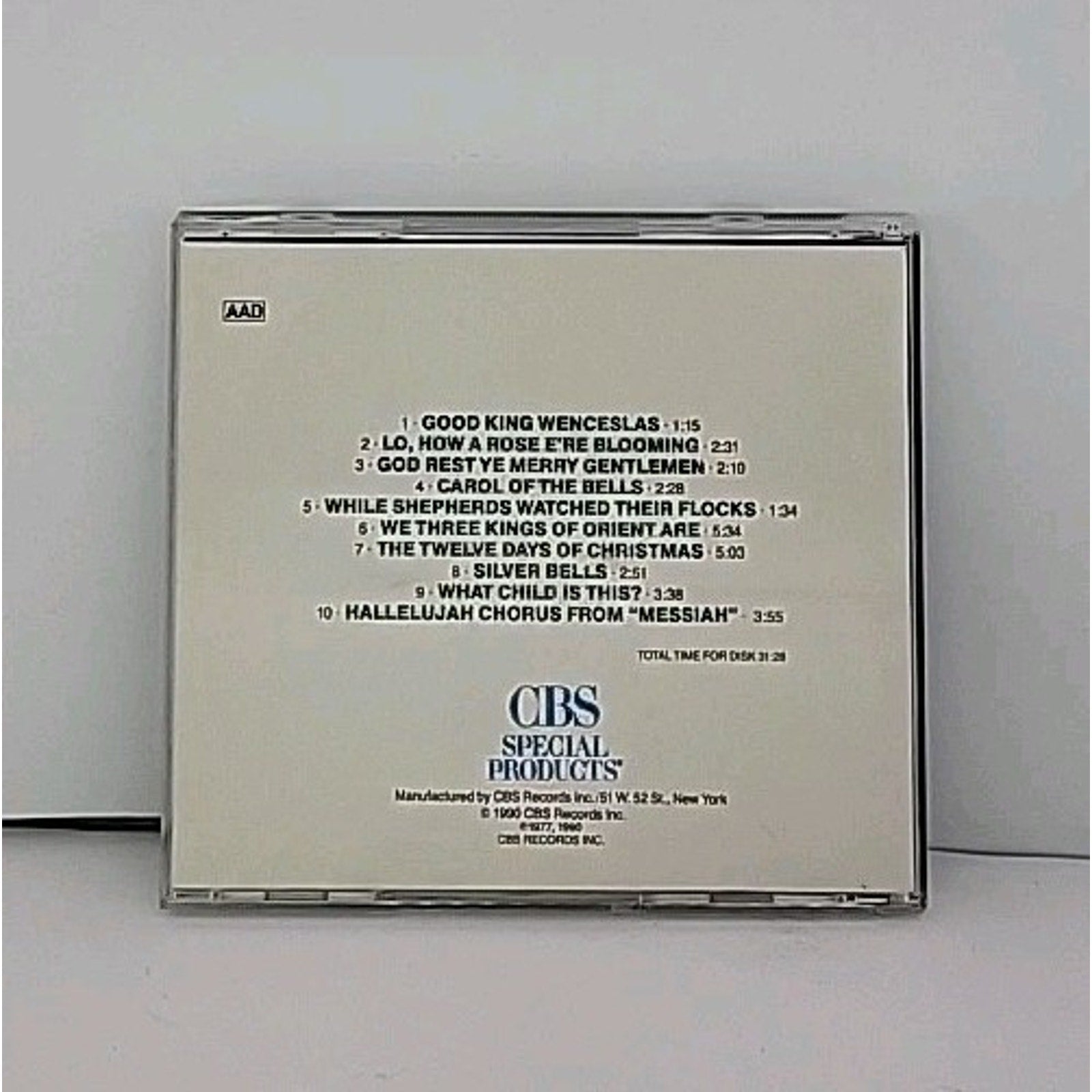 Christmas Greetings by Mormon Tabernacle Choir (CD, Feb-1990, Sony Music)