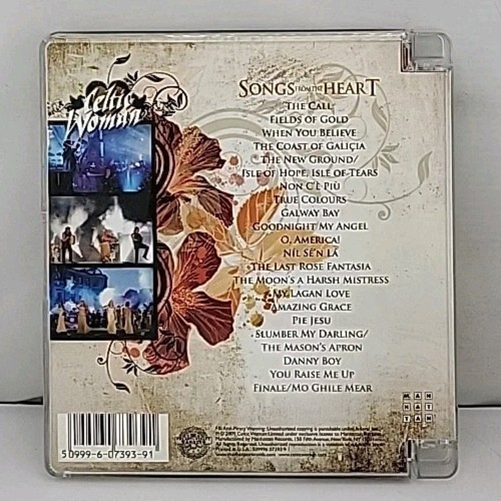 Celtic Woman: Songs From The Heart Live (2009, DVD)