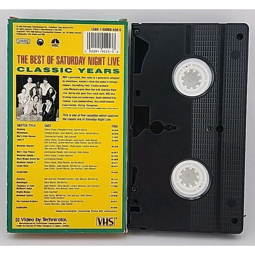The Best Of Saturday Night Live Classic Years 1975-80 VHS Vol 2