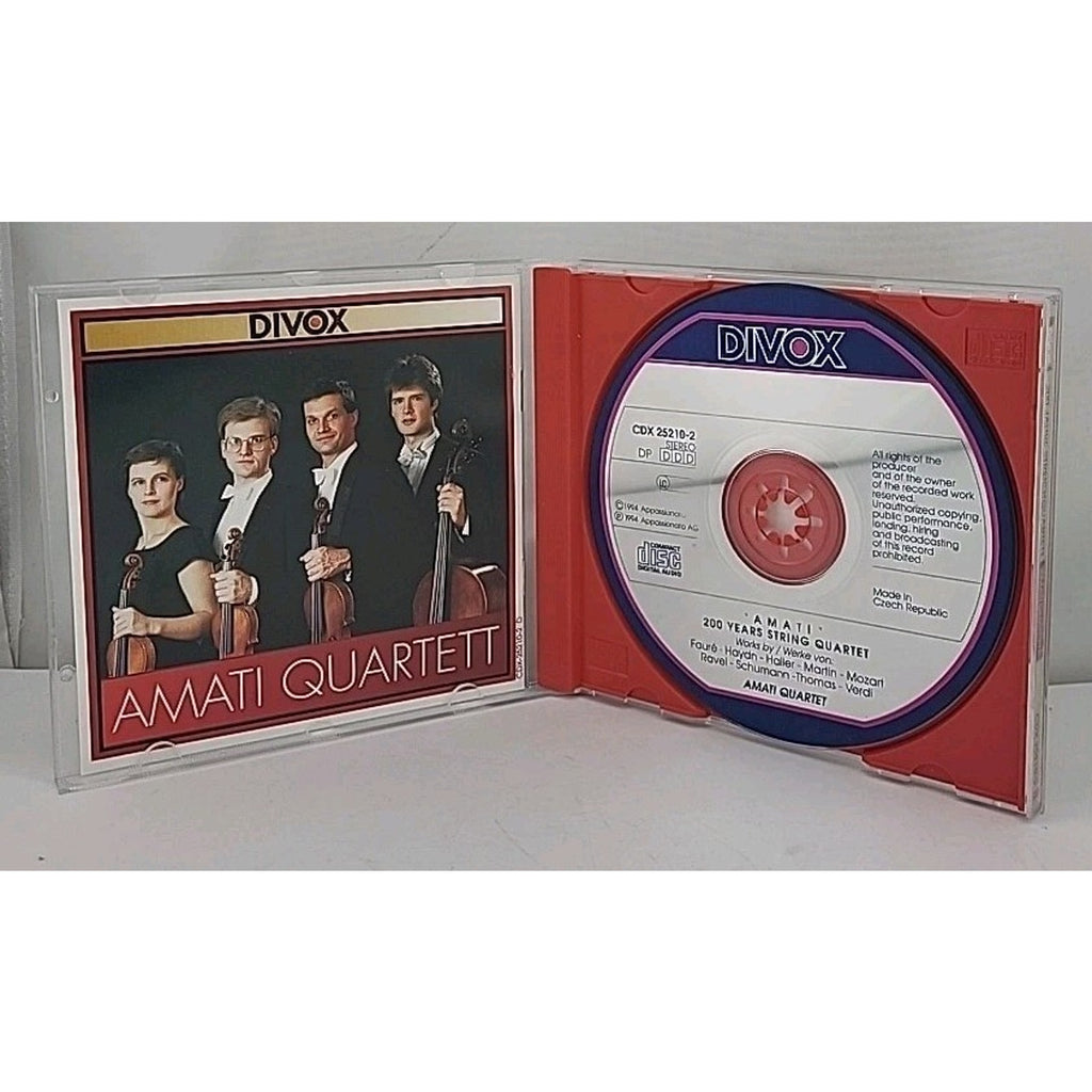 Amati Quartett Amati 200 Jahre Streichquartett s (CD 1994) Haydn Schumann Mozart