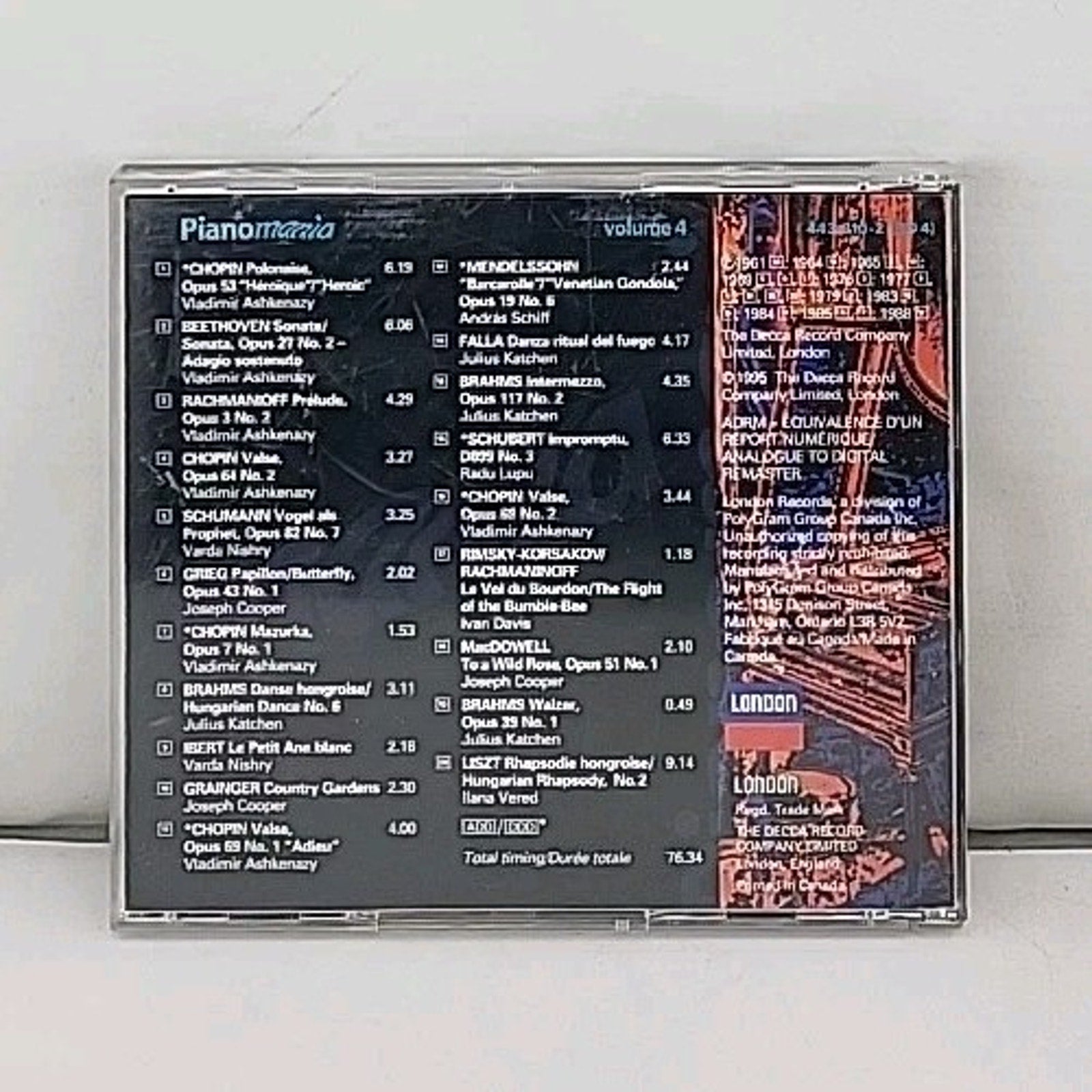 Pianomania Volume 4 CD