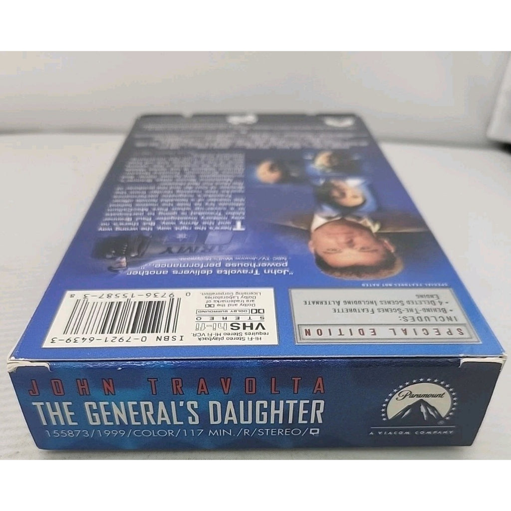 The Generals Daughter (VHS, 2000, Special Edition)