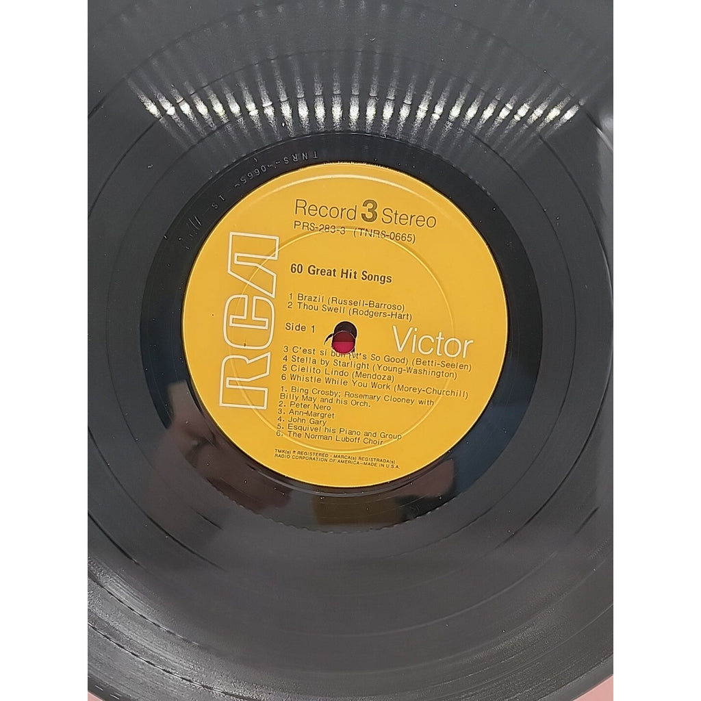 RCA Stereo - 60 Great Hit Songs Various Artists - PRS-283 (Record)