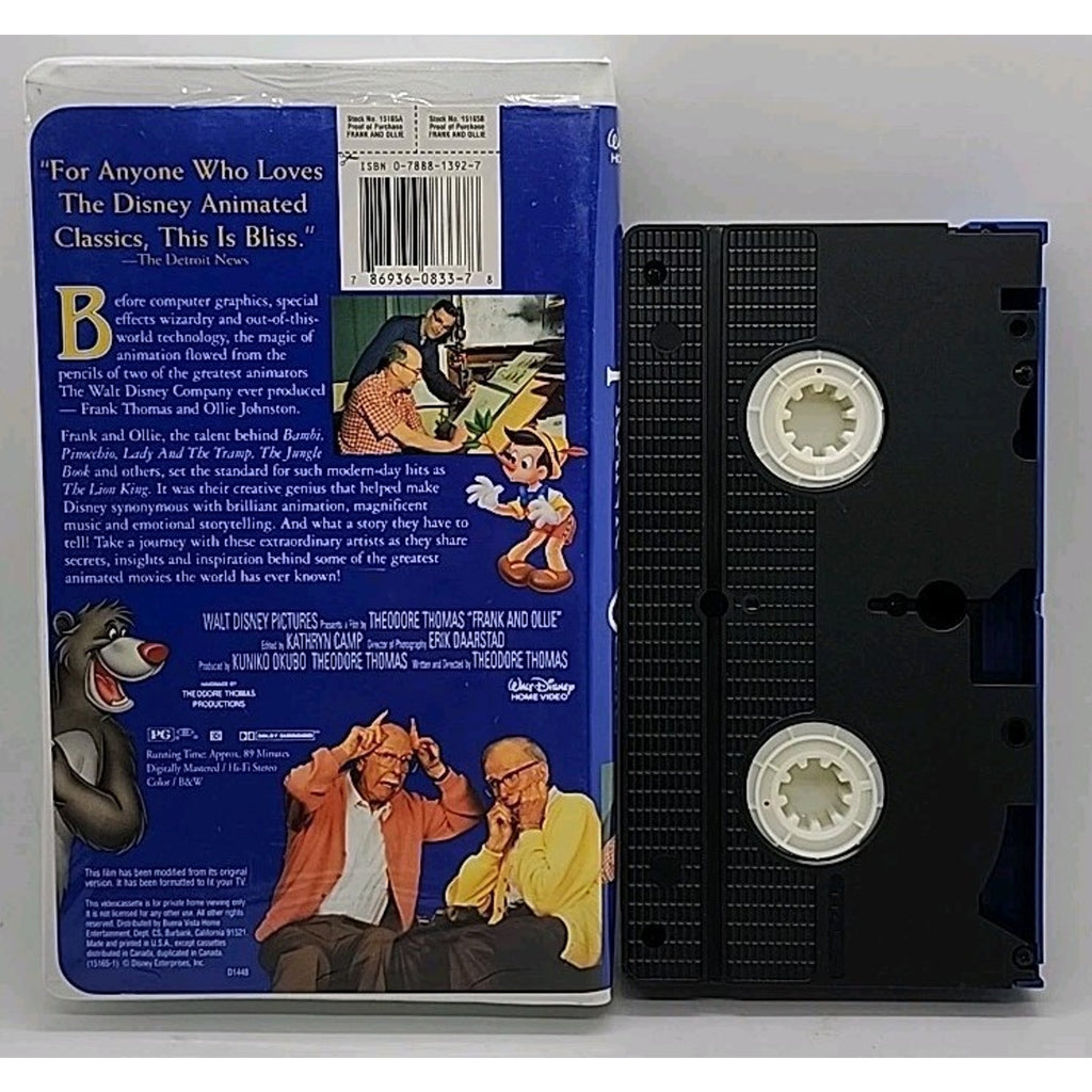 Frank and Ollie (VHS, 1999)