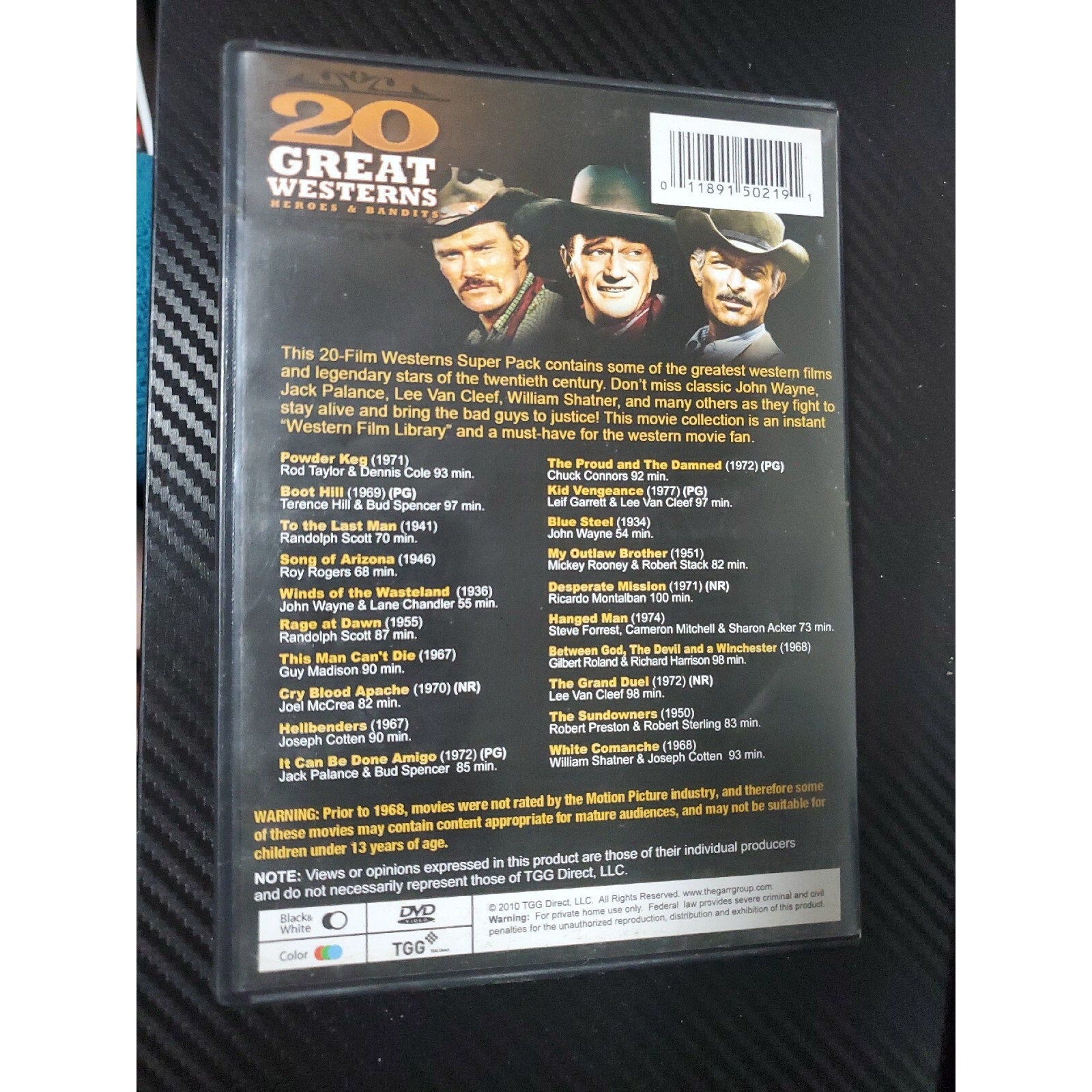 20 Great Westerns: Heroes Bandits (DVD, 2008, 4-Disc Set)