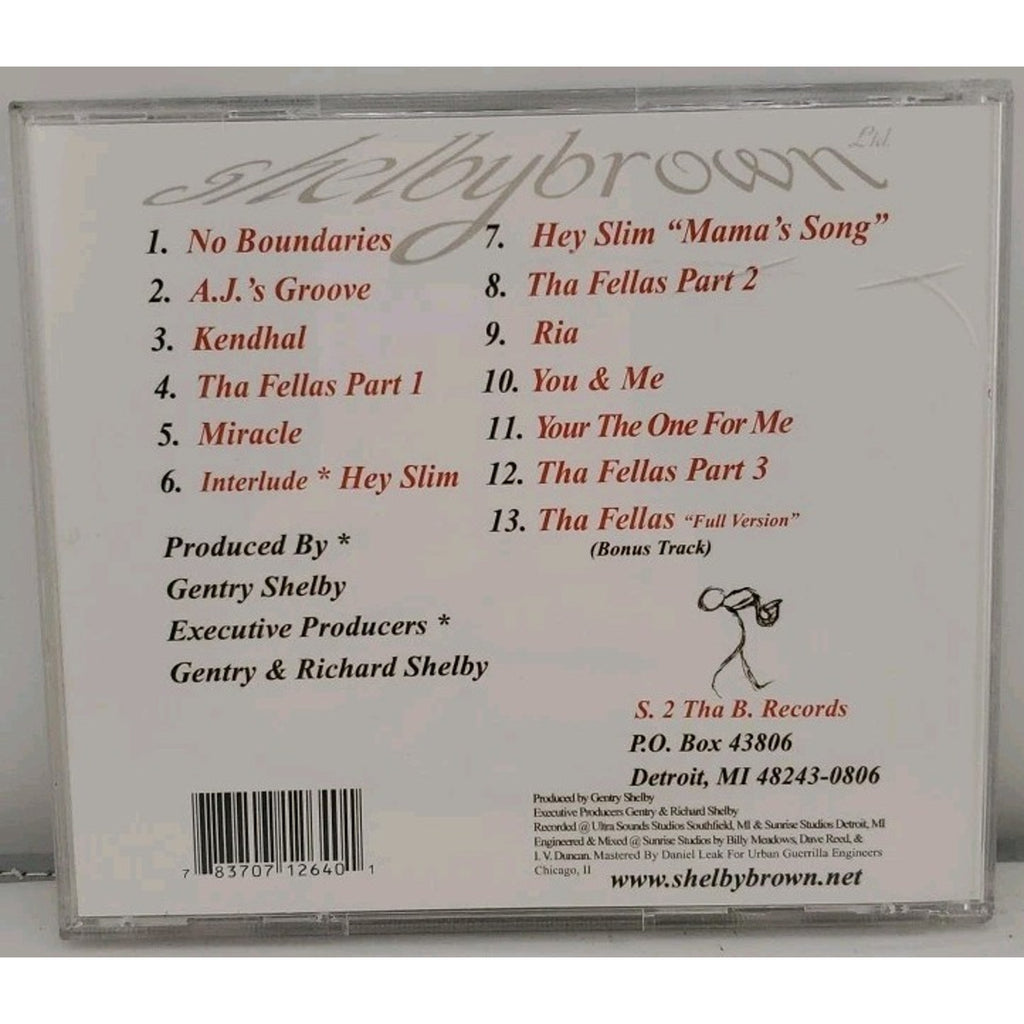 No Boundaries by Shelby.Brown (CD, Jun-2005, S. 2 Tha B. Records)