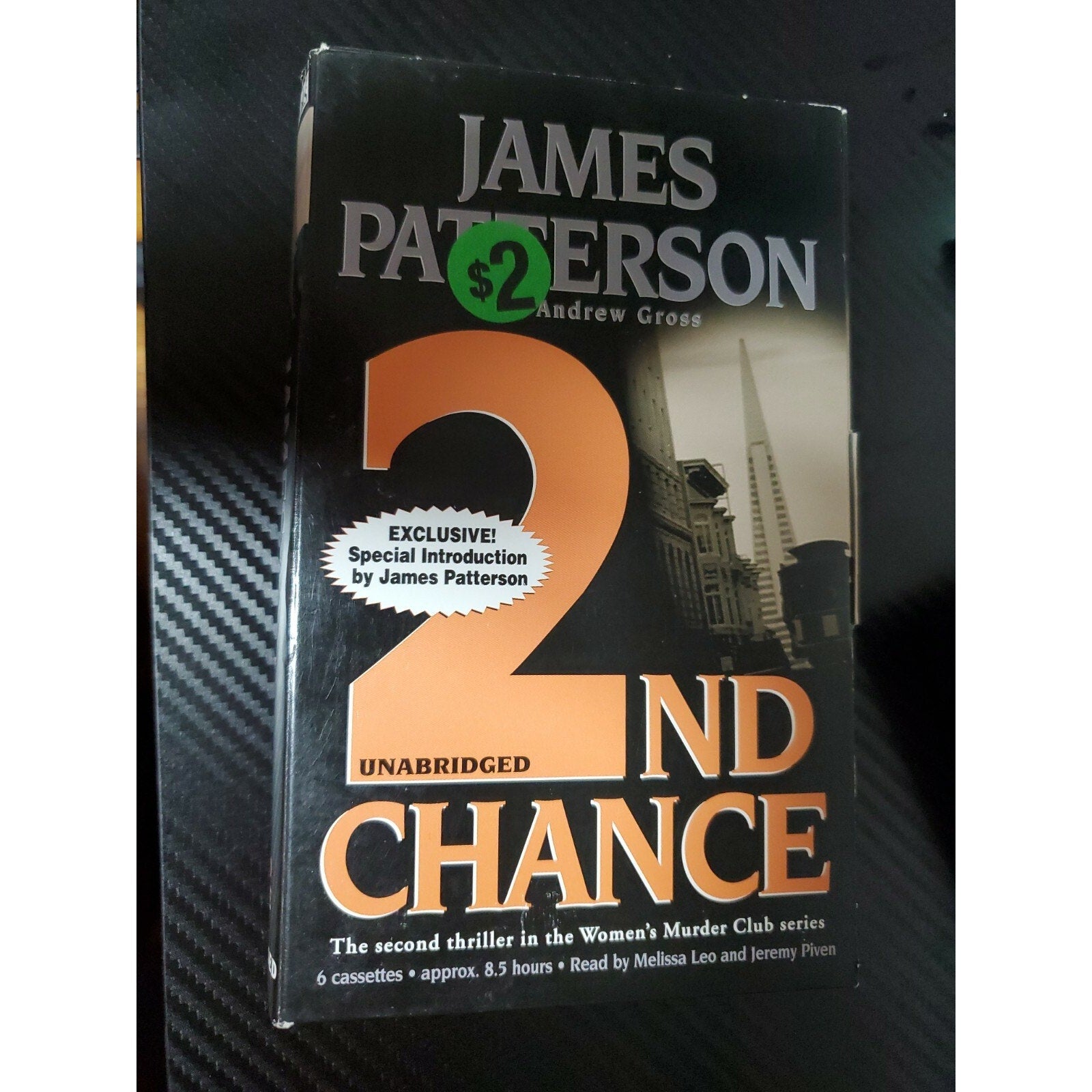 2nd Chance Audiobook by James Patterson 4 Cassettes