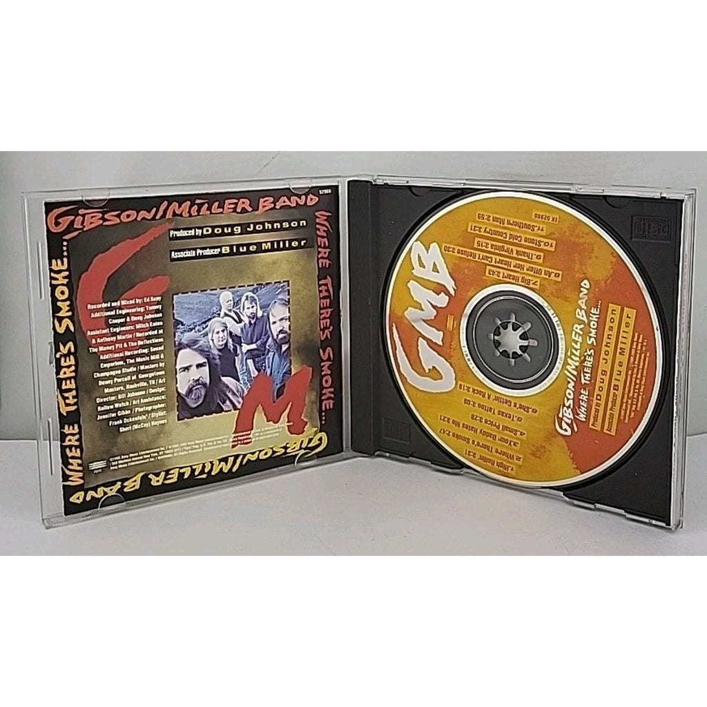 Where There's Smoke by Gibson/Miller Band (CD, Epic)