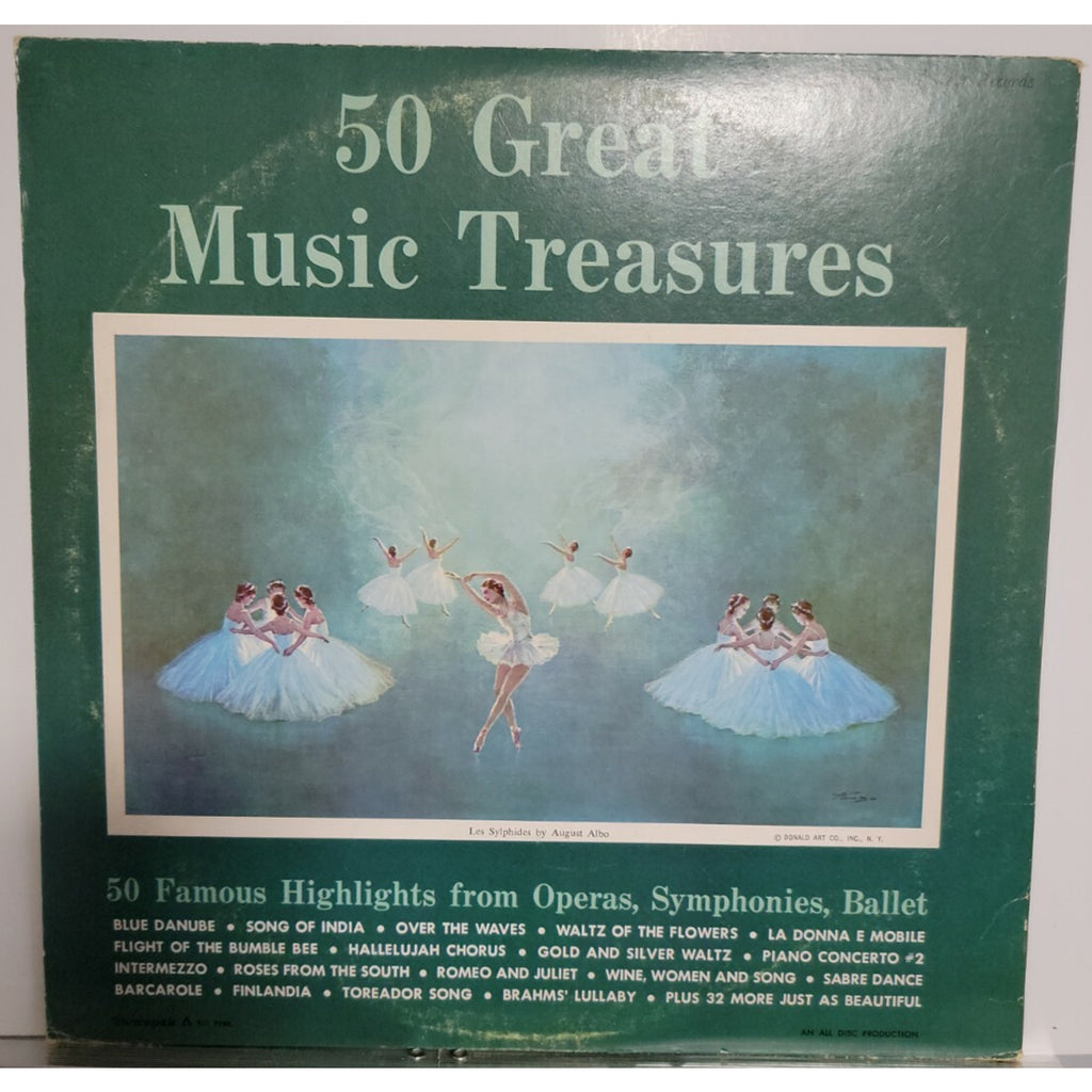 Various - 50 Great Music Treasures (Vinyl)