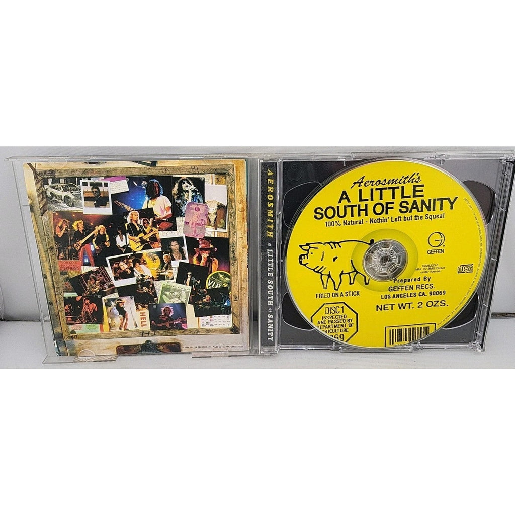 Little South of Sanity by Aerosmith (CD, 1998) 2 Disc
